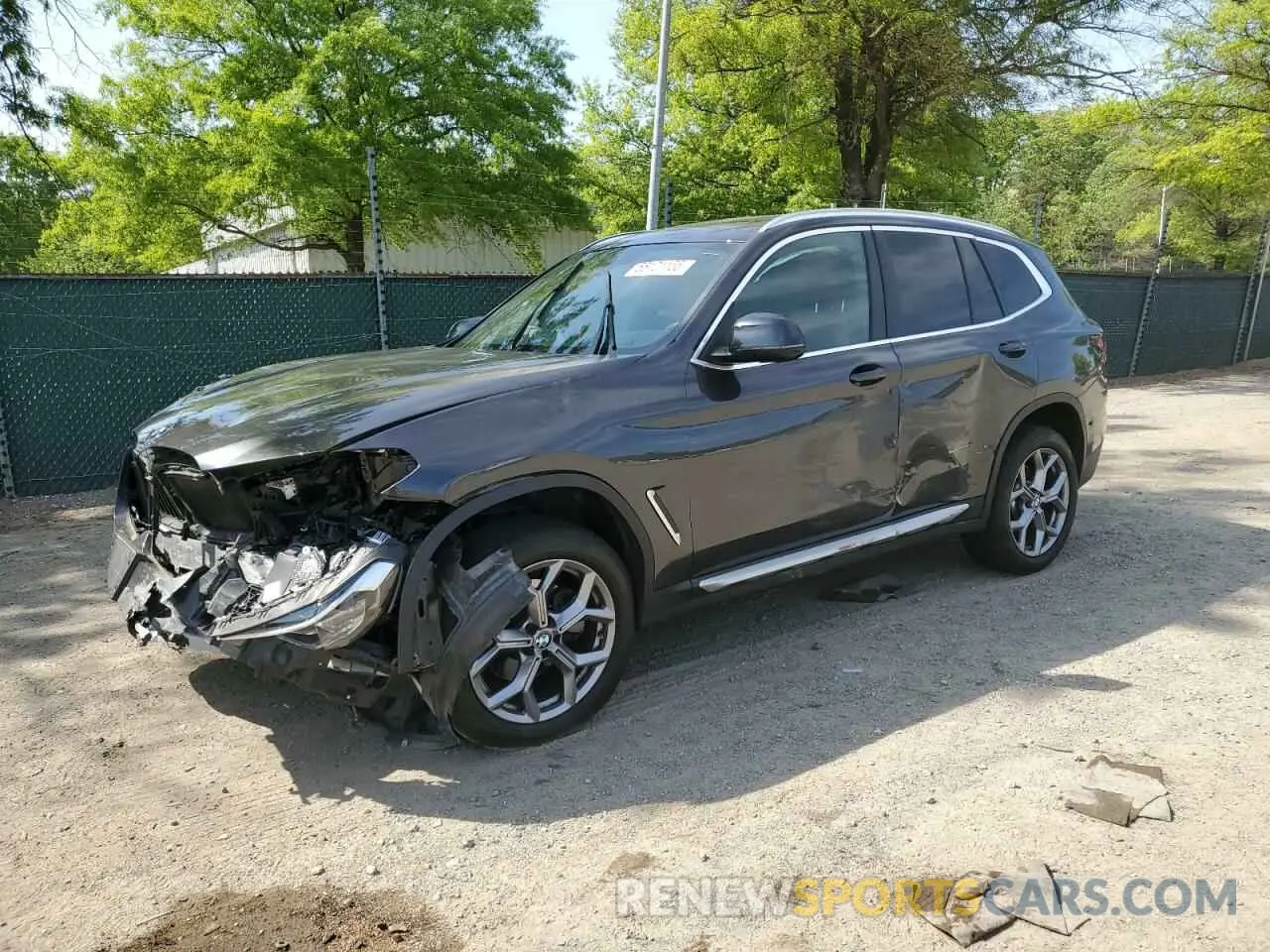 1 Photograph of a damaged car 5UX53DP0XR9U27445 BMW X3 2024