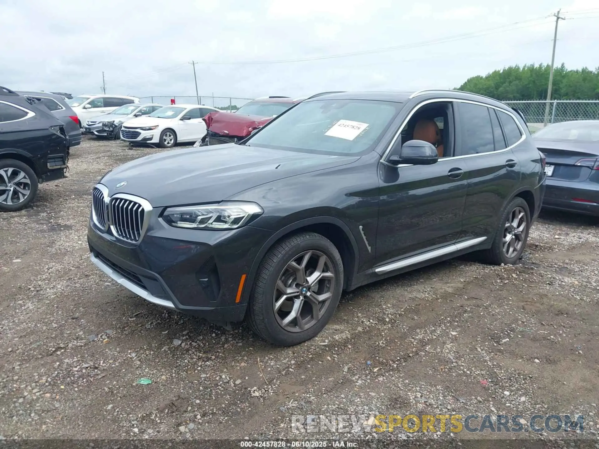 2 Photograph of a damaged car 5UX53DP0XR9U43435 BMW X3 2024