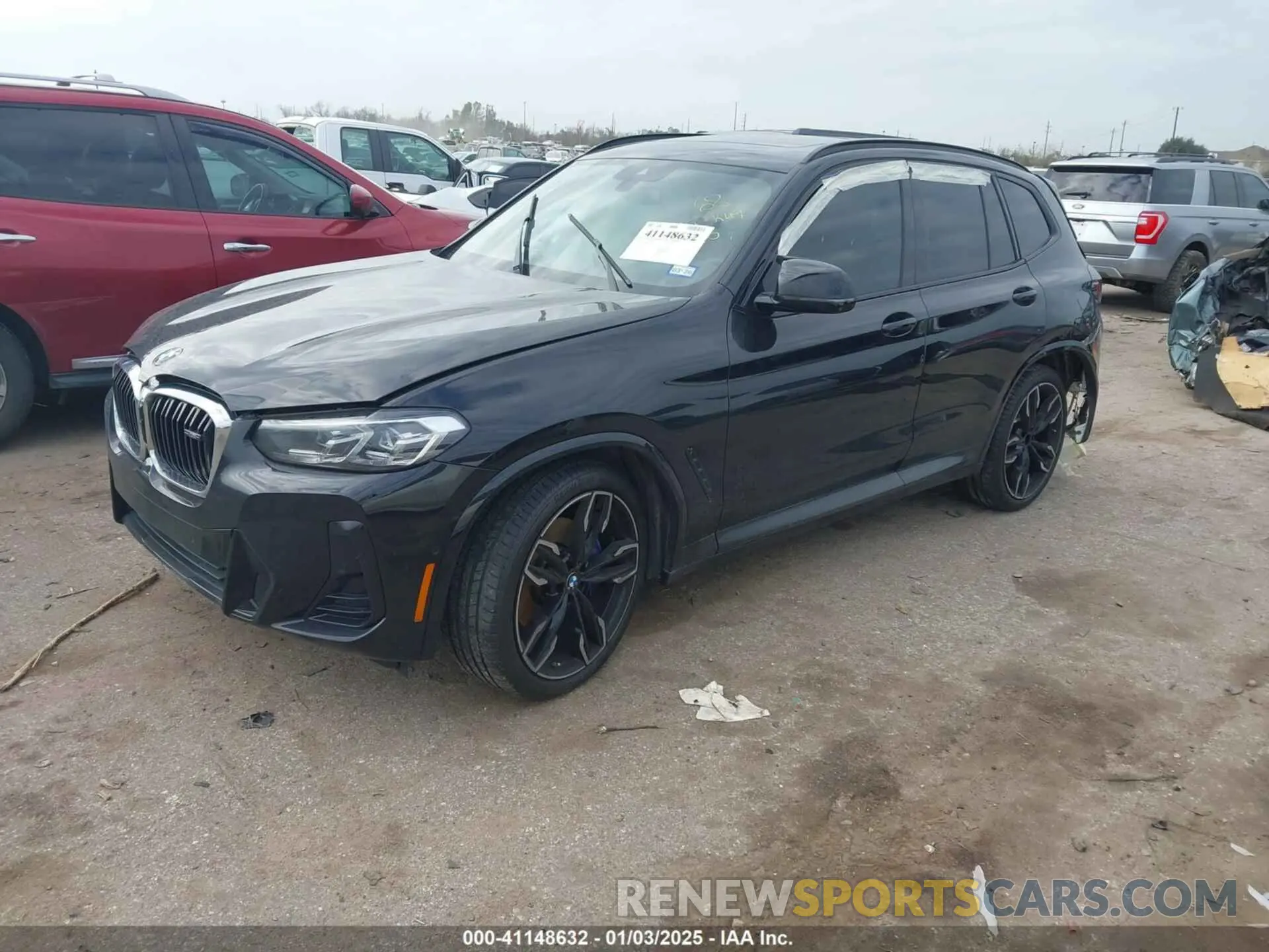 2 Photograph of a damaged car 5UX83DP07R9W01890 BMW X3 2024