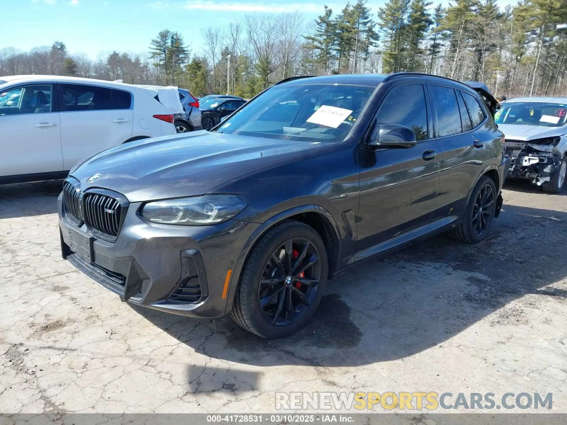 2 Photograph of a damaged car 5UX83DP08R9X09466 BMW X3 2024