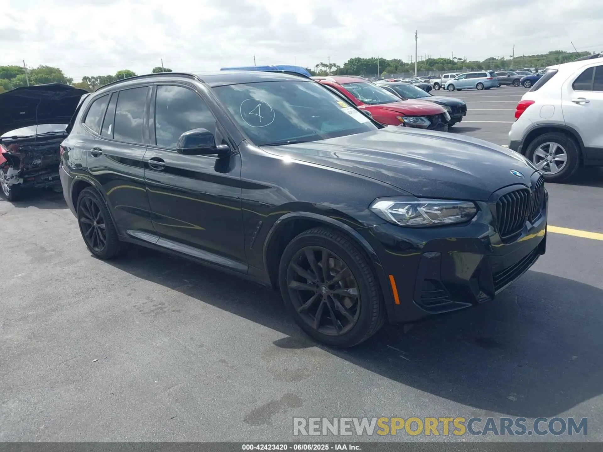 1 Photograph of a damaged car WBX47DP00RN248181 BMW X3 2024