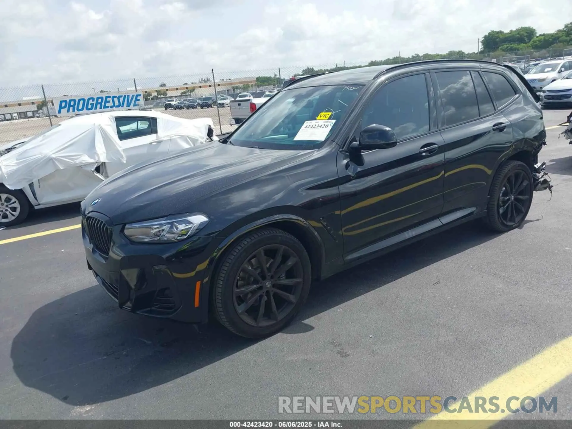 2 Photograph of a damaged car WBX47DP00RN248181 BMW X3 2024