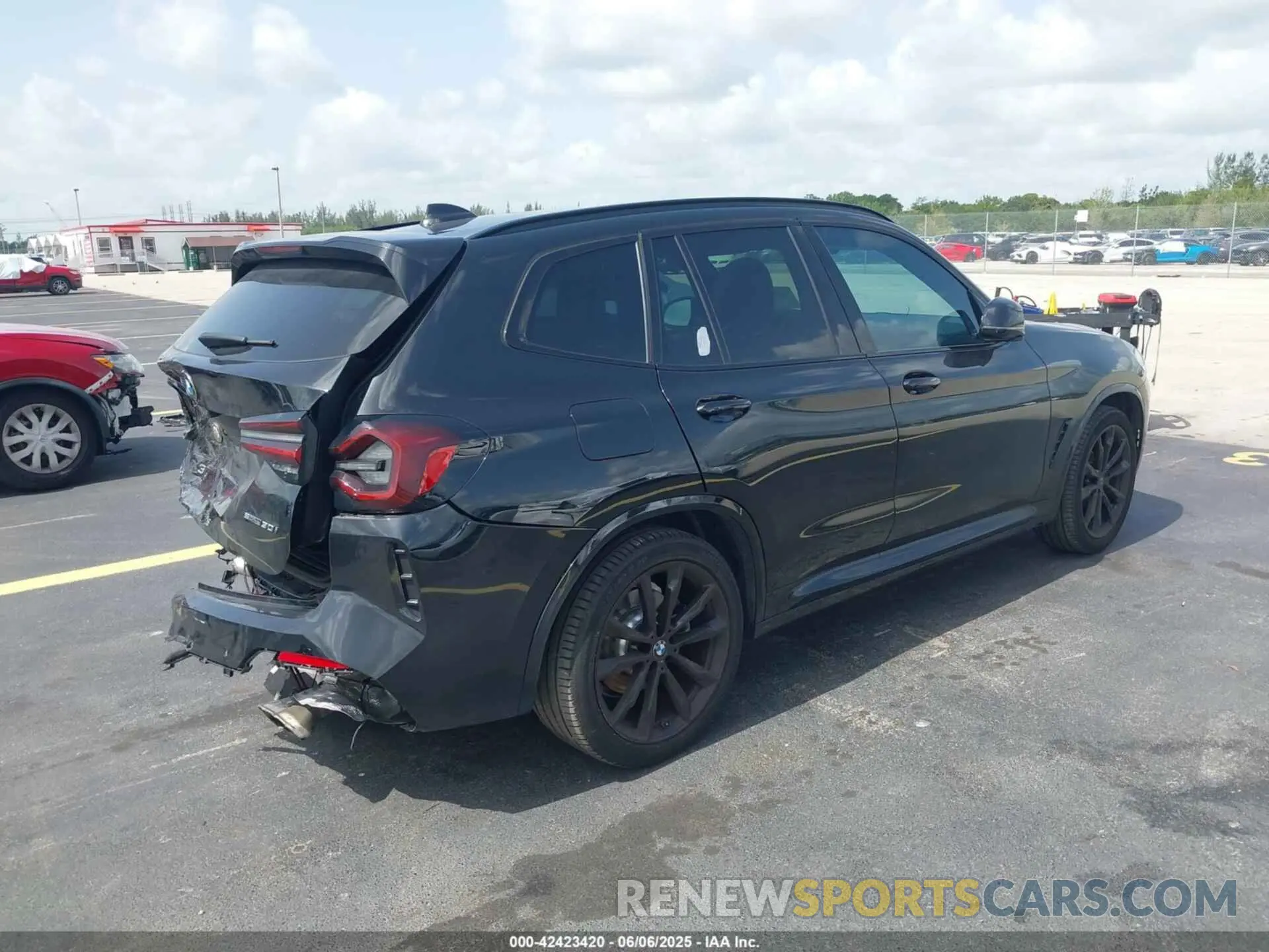 4 Photograph of a damaged car WBX47DP00RN248181 BMW X3 2024
