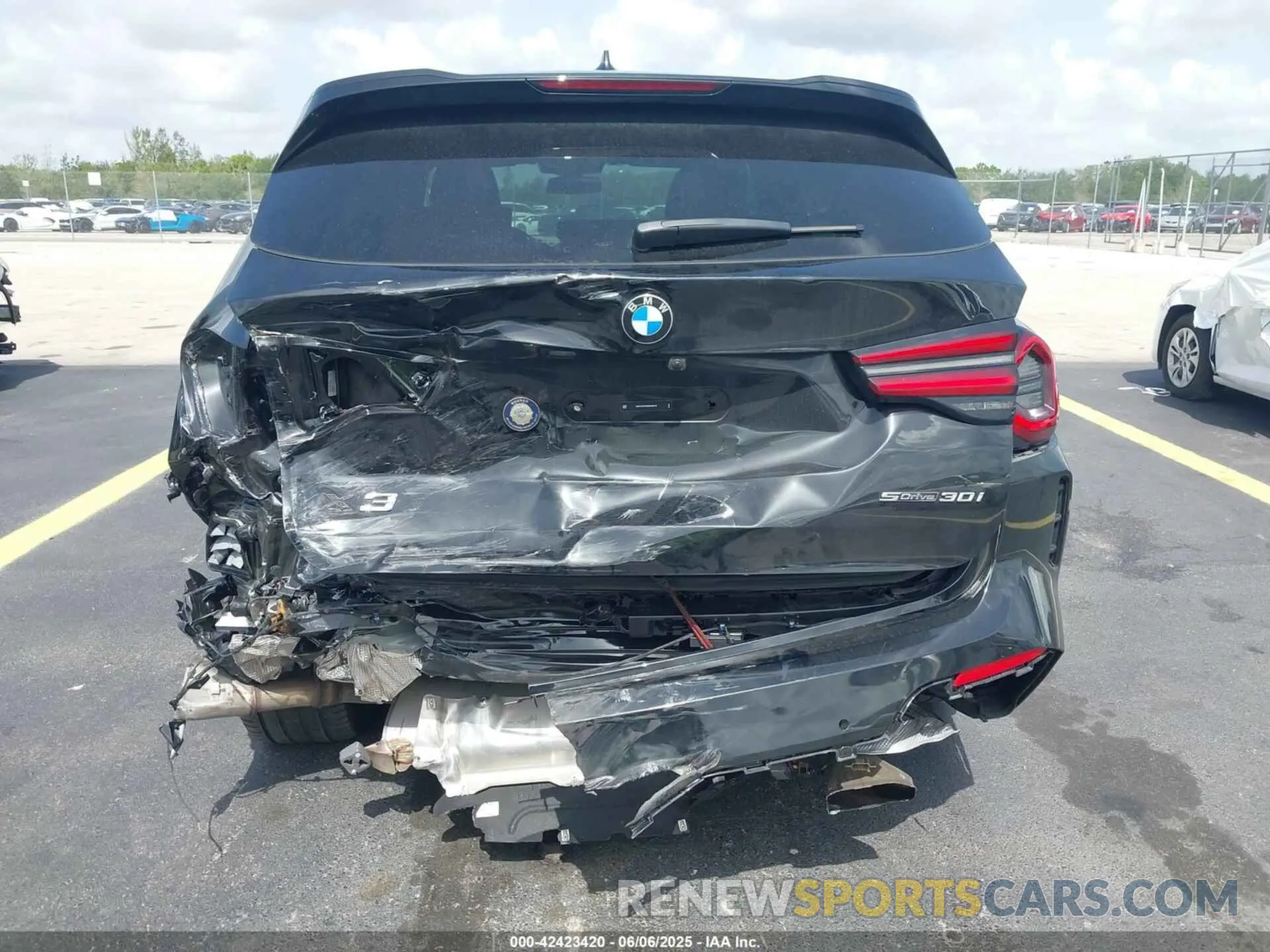6 Photograph of a damaged car WBX47DP00RN248181 BMW X3 2024