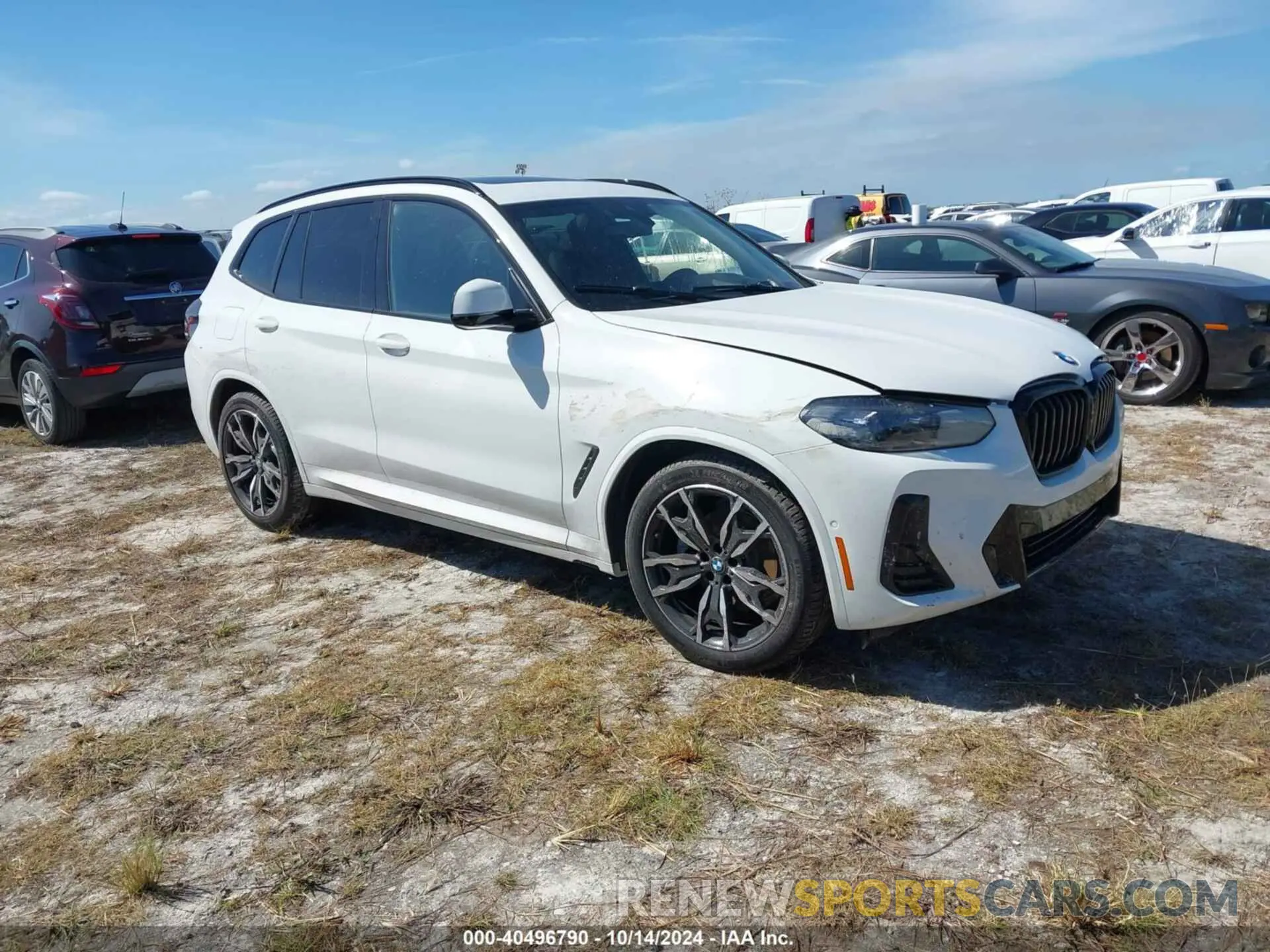 1 Photograph of a damaged car WBX47DP00RN296795 BMW X3 2024