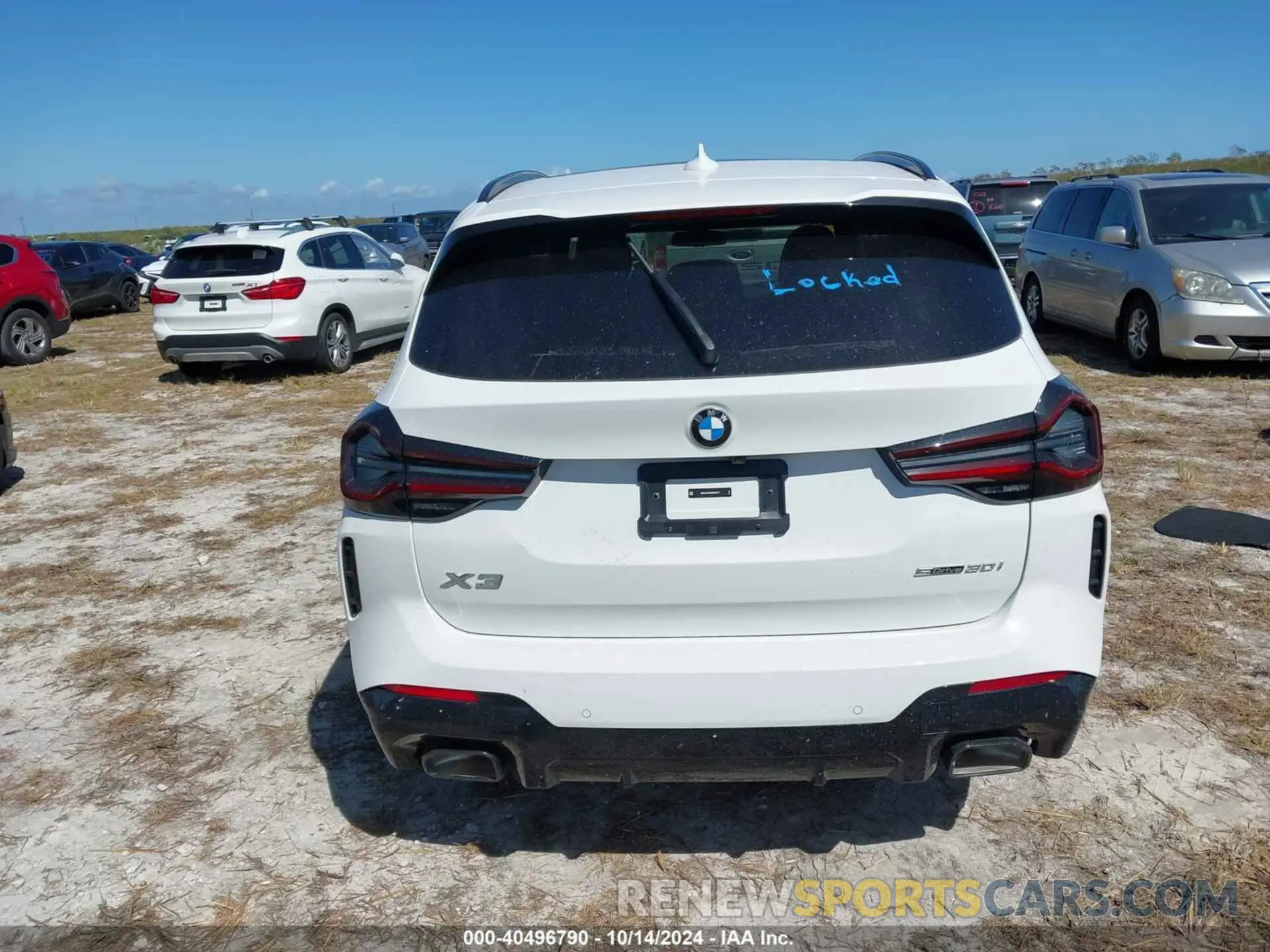 15 Photograph of a damaged car WBX47DP00RN296795 BMW X3 2024