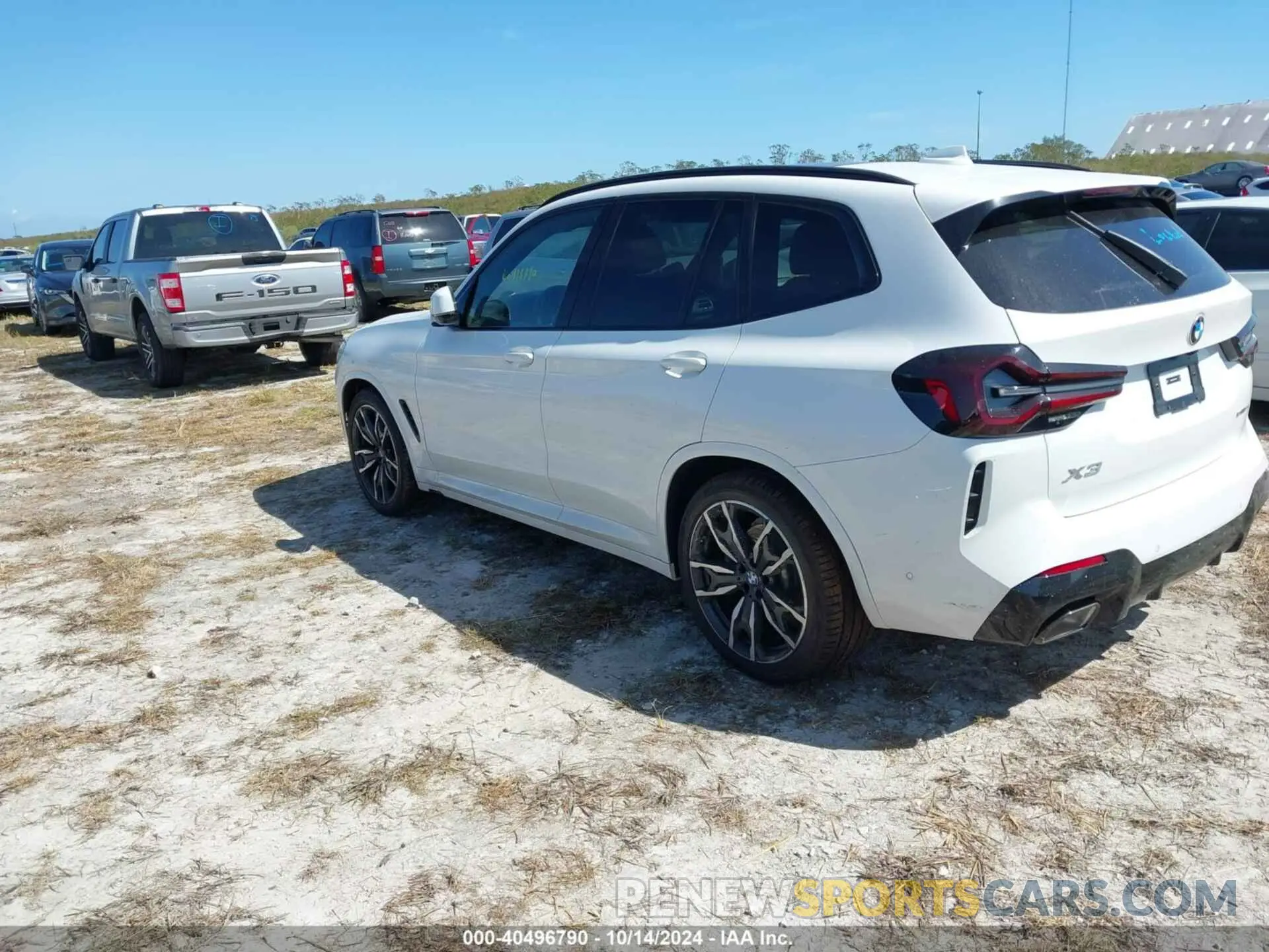 3 Photograph of a damaged car WBX47DP00RN296795 BMW X3 2024