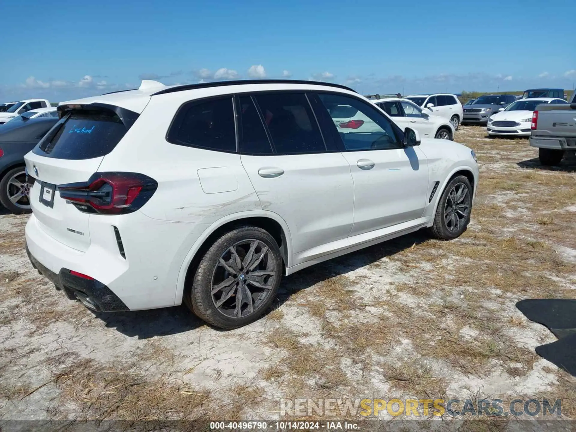 4 Photograph of a damaged car WBX47DP00RN296795 BMW X3 2024