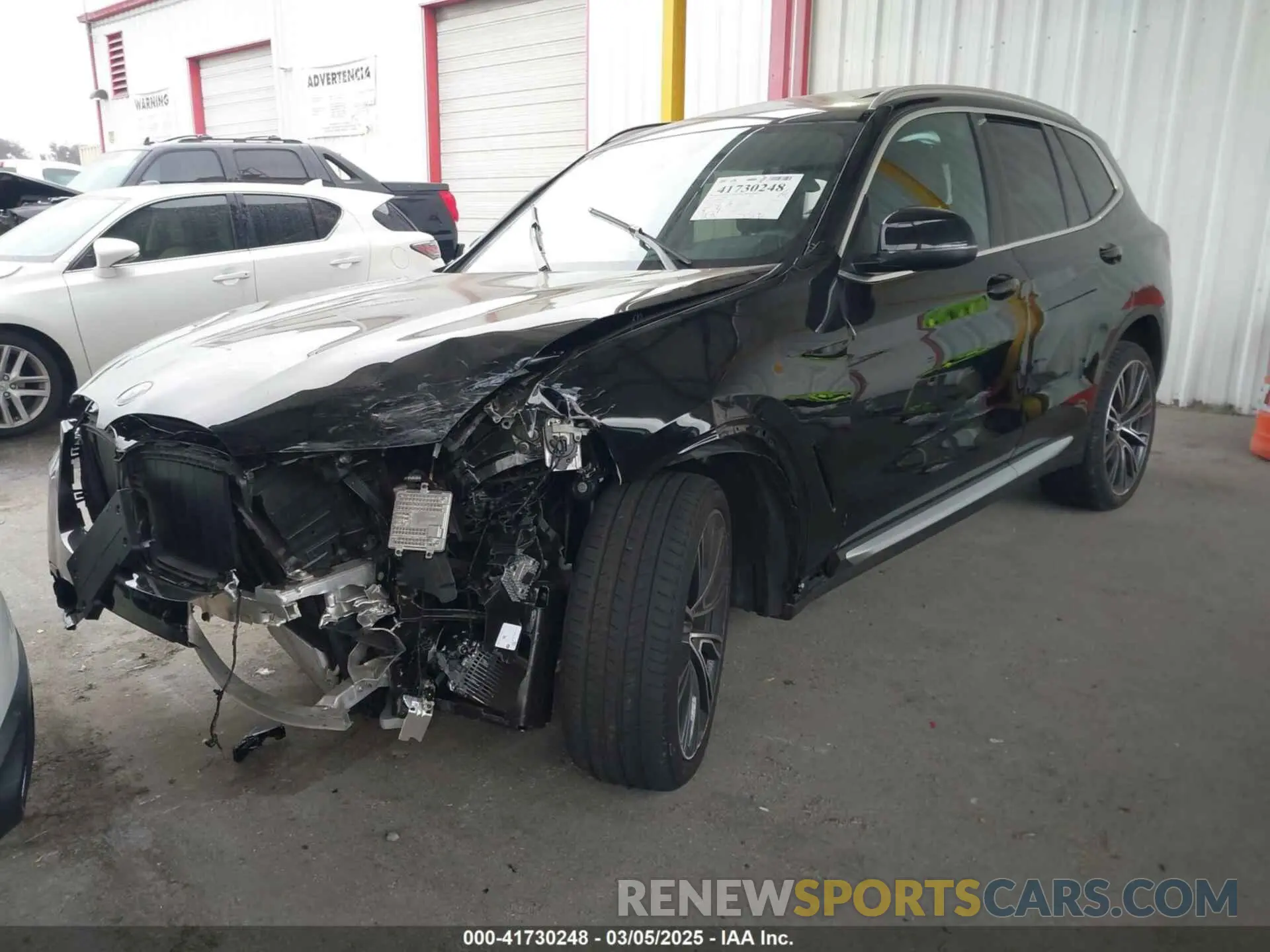 2 Photograph of a damaged car WBX47DP01RN277348 BMW X3 2024