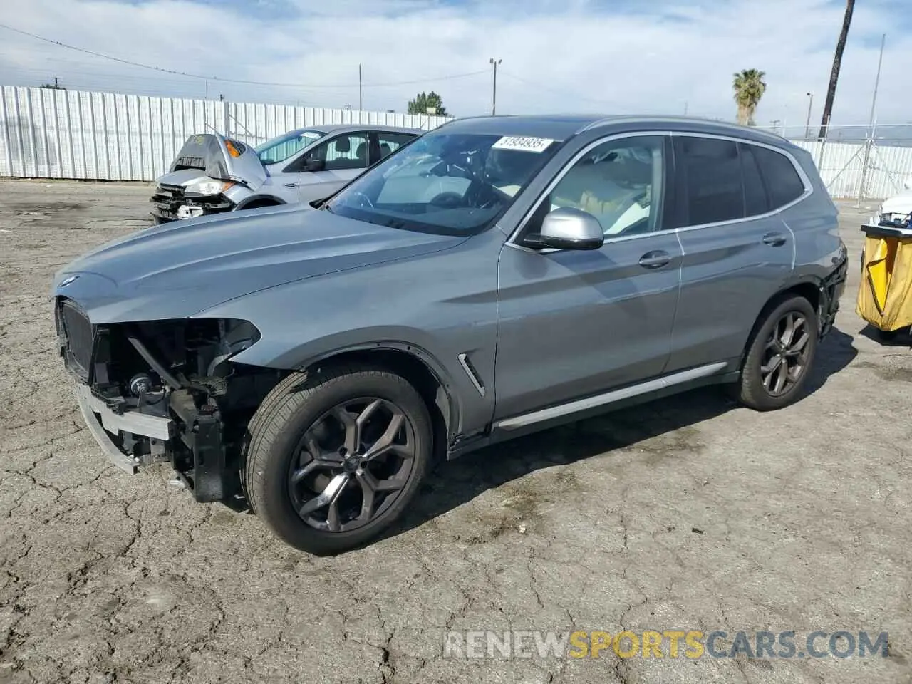 1 Photograph of a damaged car WBX47DP03RN261152 BMW X3 2024