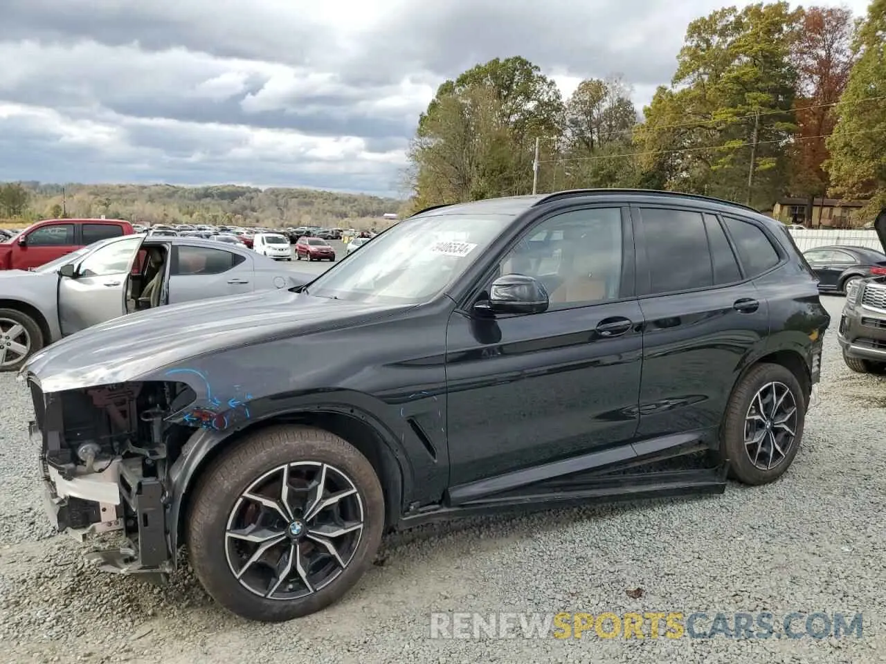 1 Photograph of a damaged car WBX47DP04RN262021 BMW X3 2024