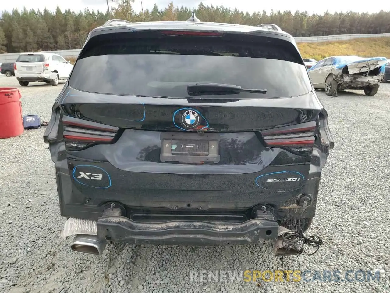 6 Photograph of a damaged car WBX47DP04RN262021 BMW X3 2024