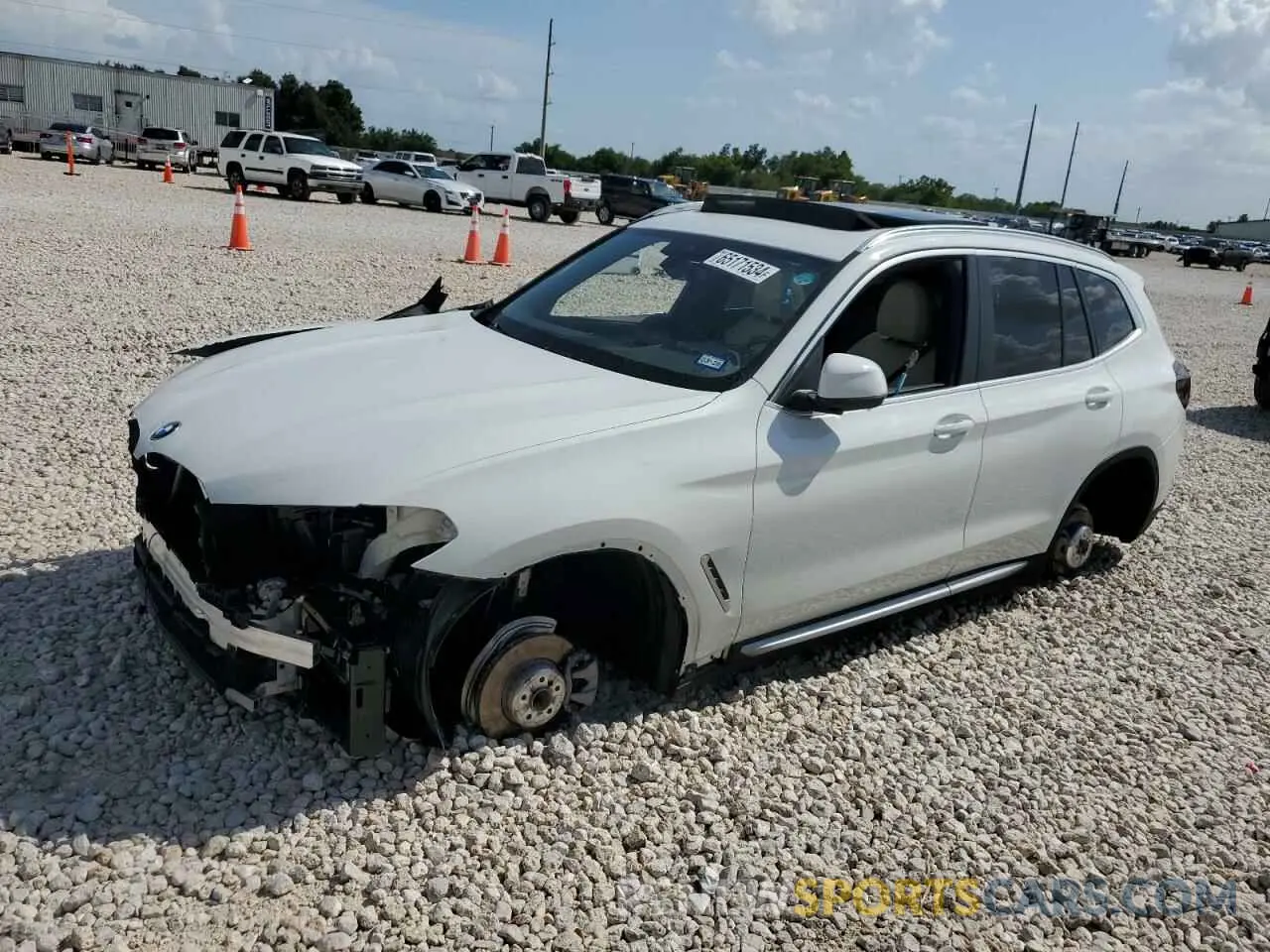 1 Photograph of a damaged car WBX47DP05RN252811 BMW X3 2024
