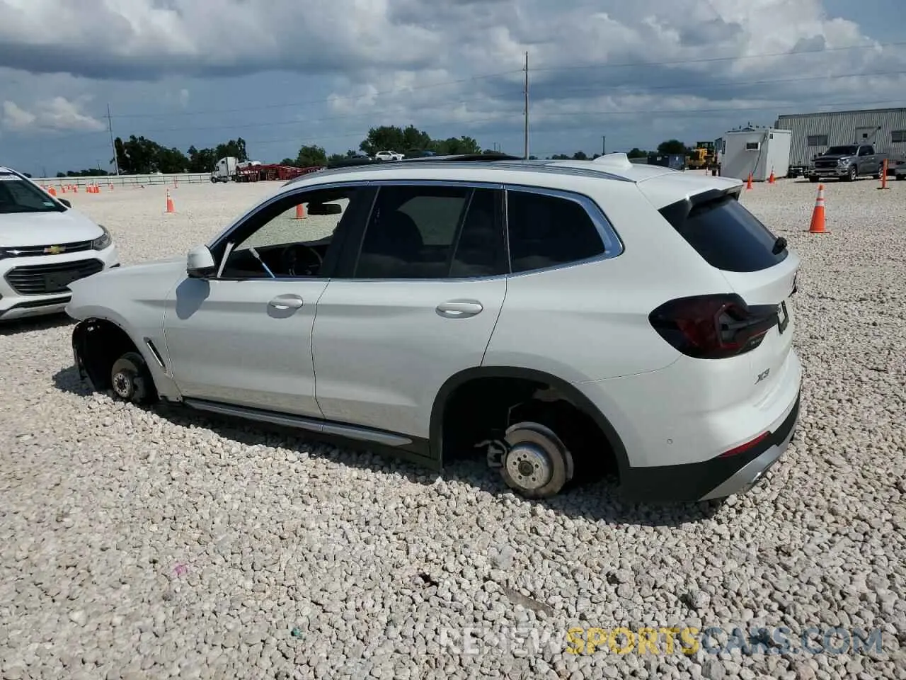 2 Photograph of a damaged car WBX47DP05RN252811 BMW X3 2024