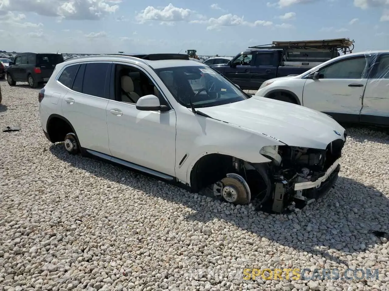 4 Photograph of a damaged car WBX47DP05RN252811 BMW X3 2024