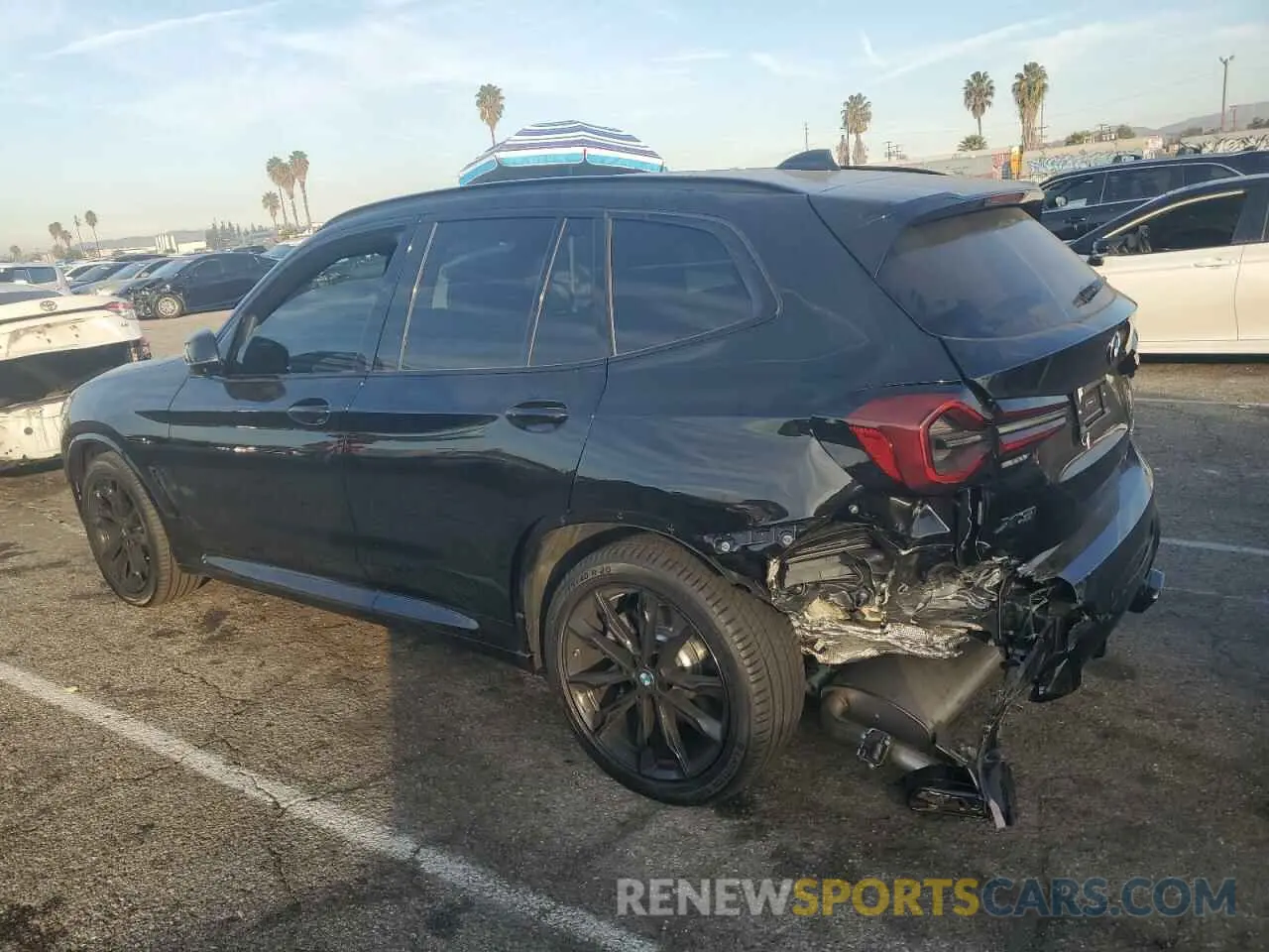 2 Photograph of a damaged car WBX47DP05RN302834 BMW X3 2024
