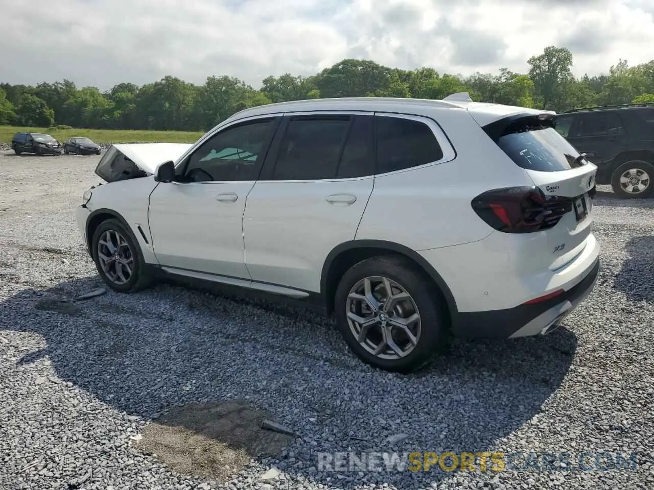 2 Photograph of a damaged car WBX47DP08RN314718 BMW X3 2024