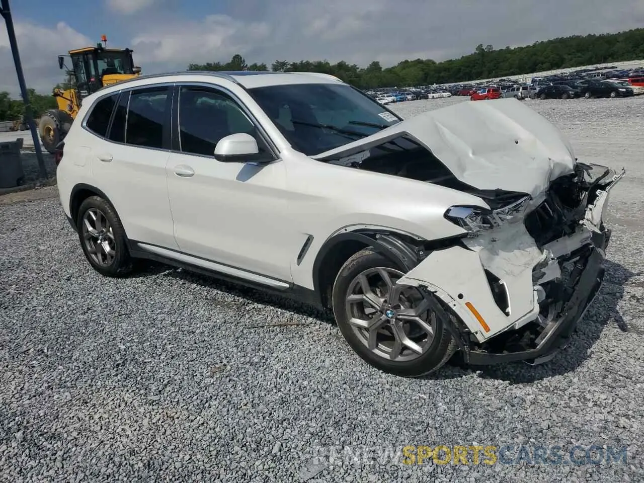 4 Photograph of a damaged car WBX47DP08RN314718 BMW X3 2024