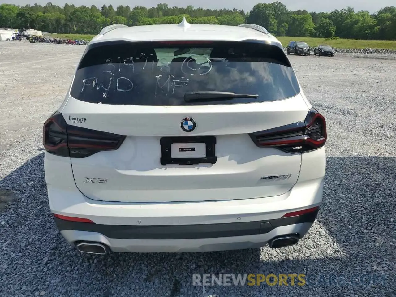 6 Photograph of a damaged car WBX47DP08RN314718 BMW X3 2024