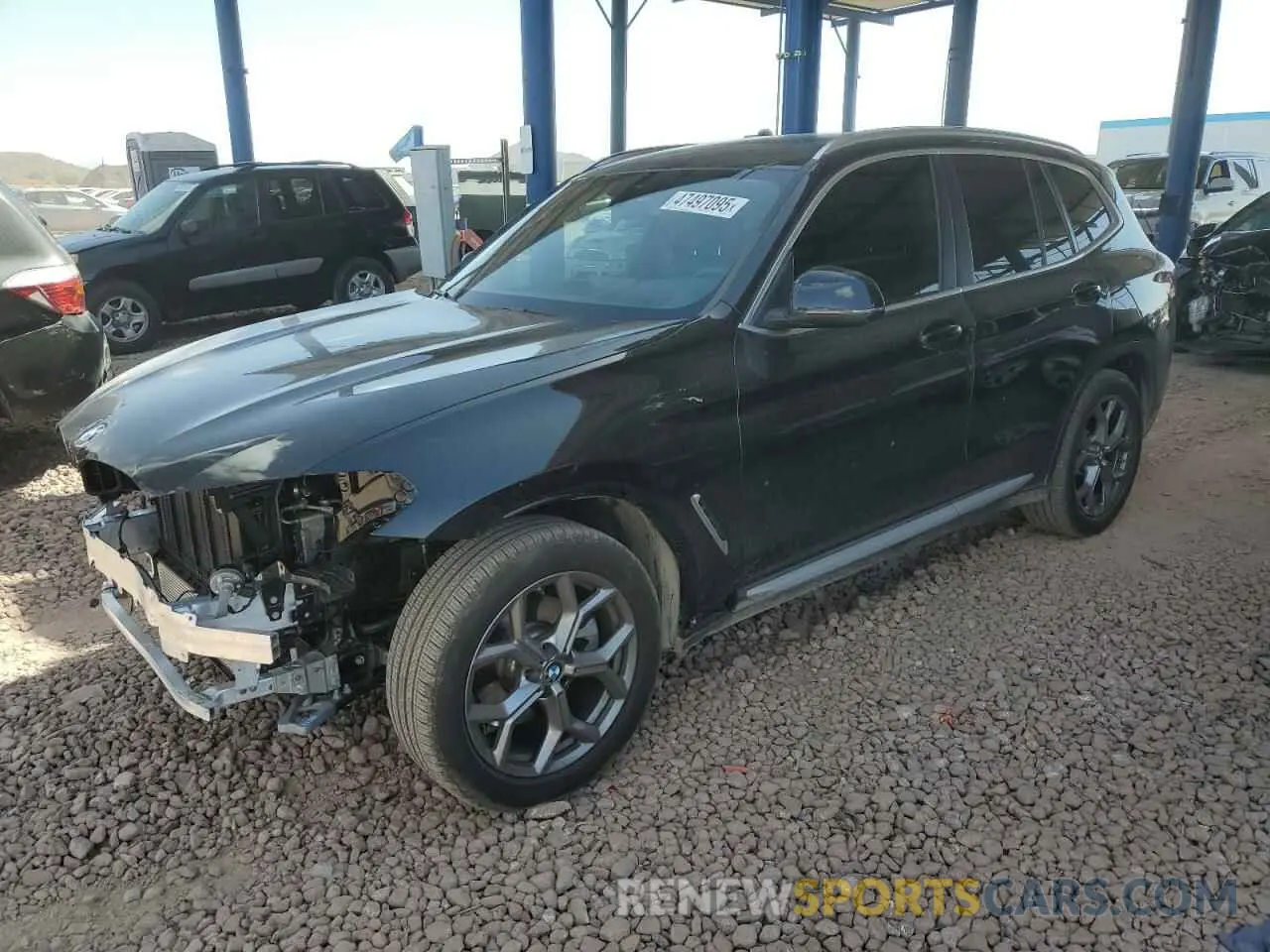 1 Photograph of a damaged car WBX47DP09RN300147 BMW X3 2024