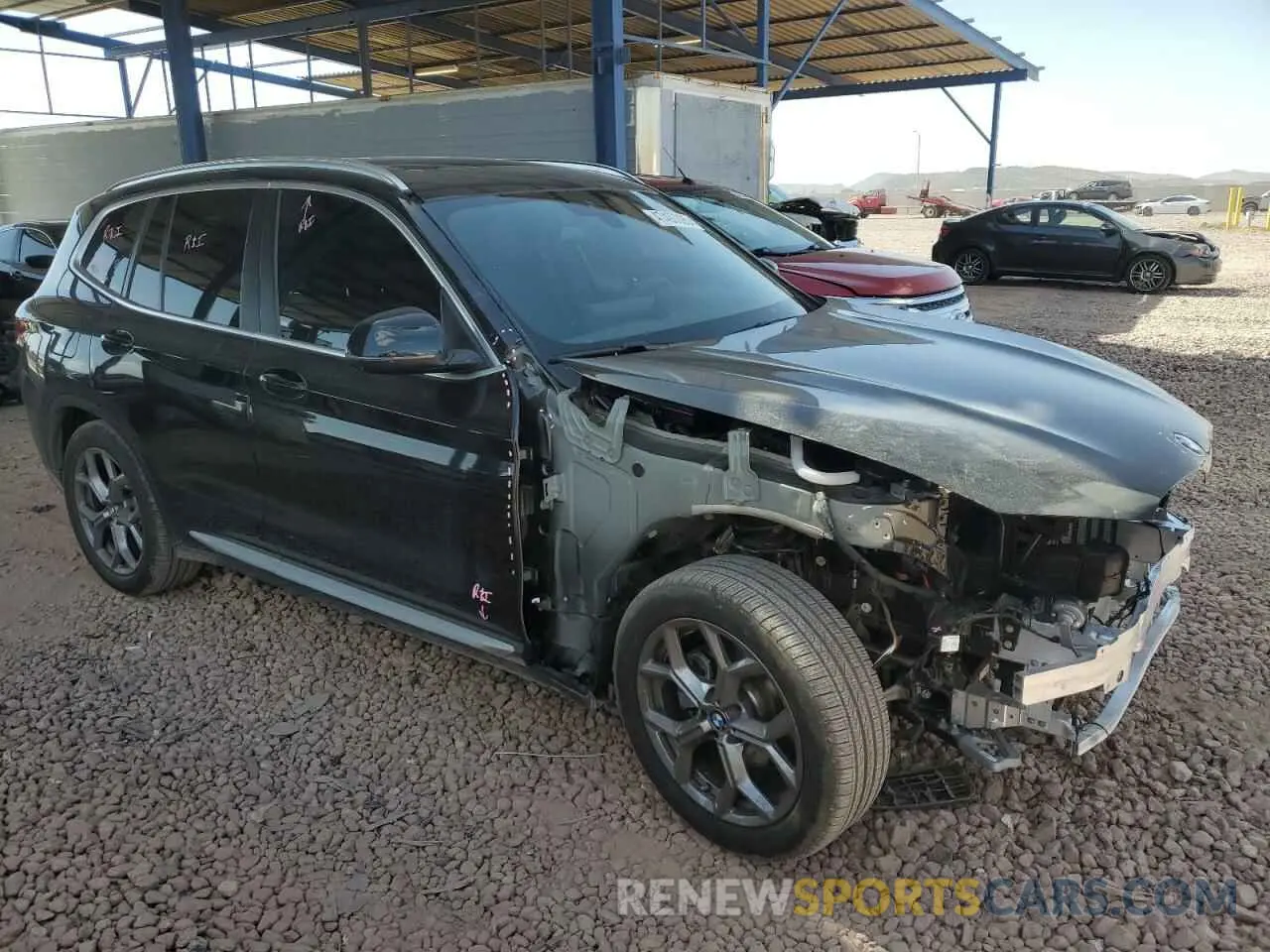 4 Photograph of a damaged car WBX47DP09RN300147 BMW X3 2024