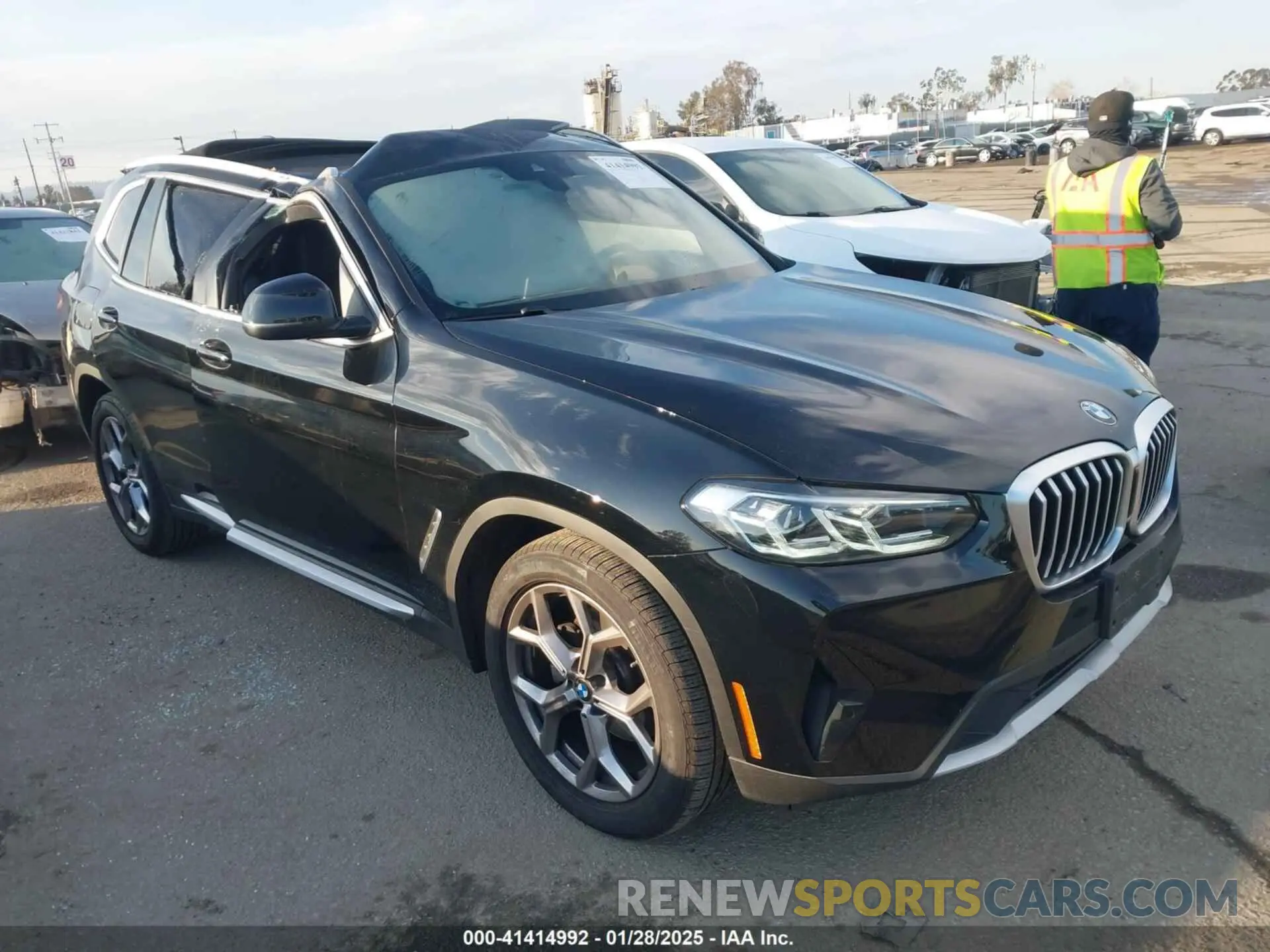 1 Photograph of a damaged car WBX47DP0XRN261570 BMW X3 2024