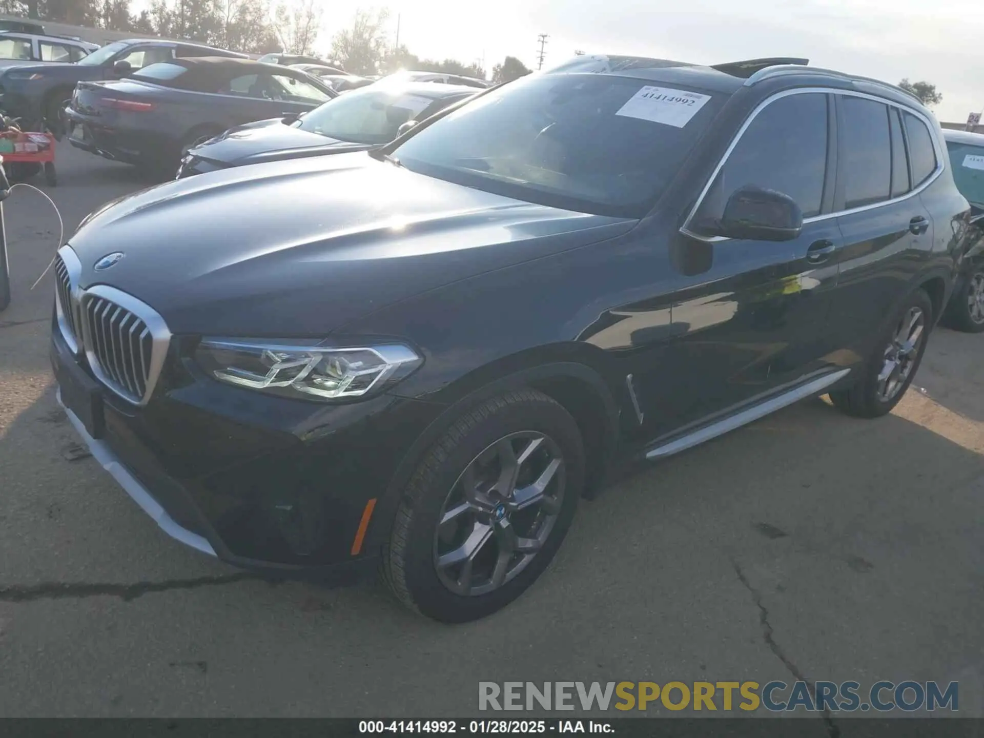 2 Photograph of a damaged car WBX47DP0XRN261570 BMW X3 2024