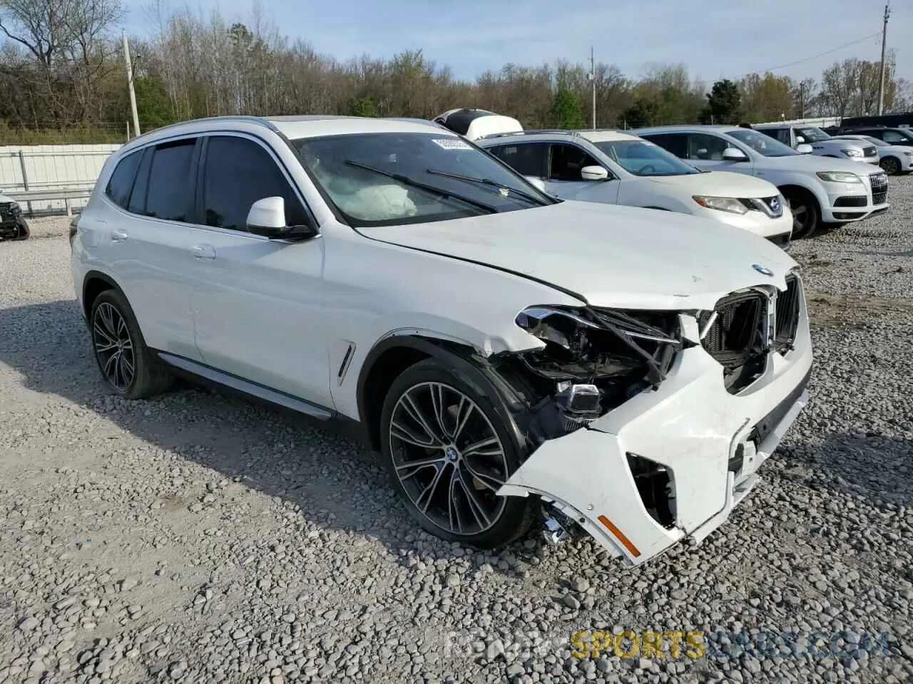 4 Photograph of a damaged car WBX47DP0XRN312162 BMW X3 2024