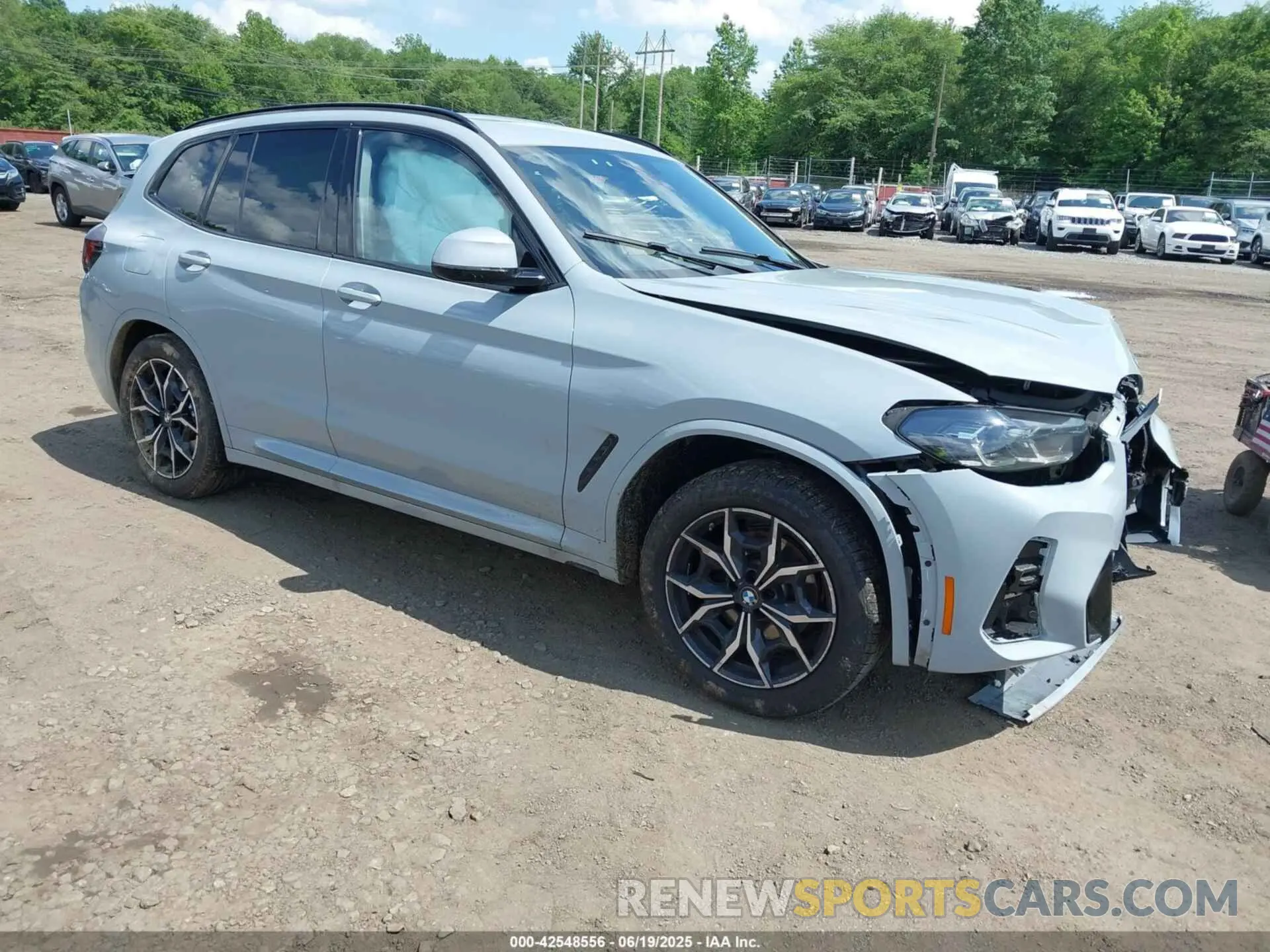1 Photograph of a damaged car WBX57DP01RN294543 BMW X3 2024