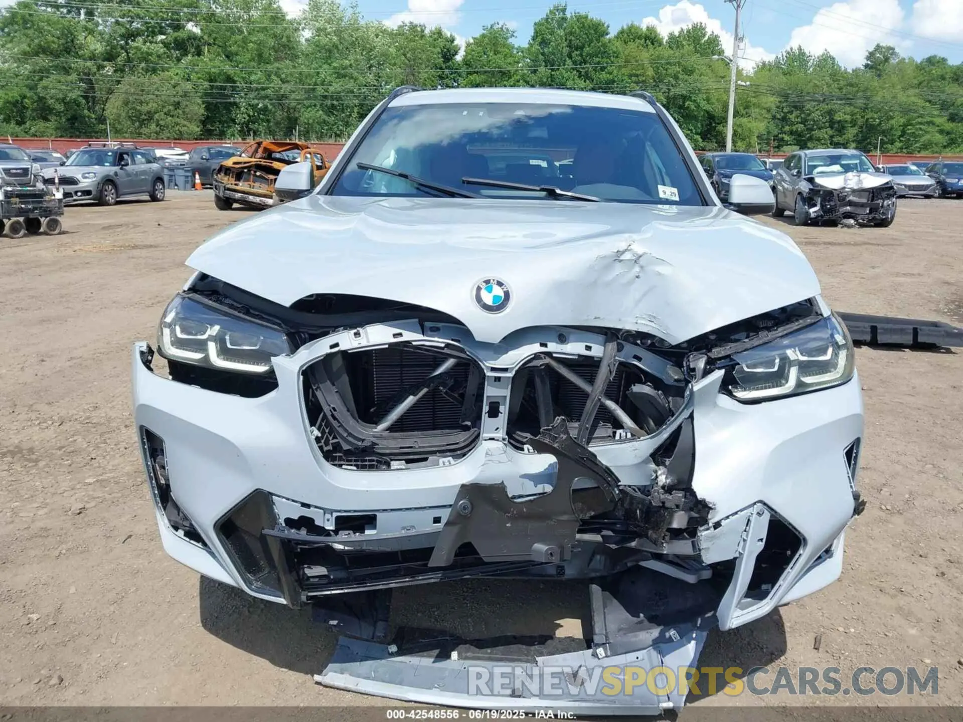 12 Photograph of a damaged car WBX57DP01RN294543 BMW X3 2024