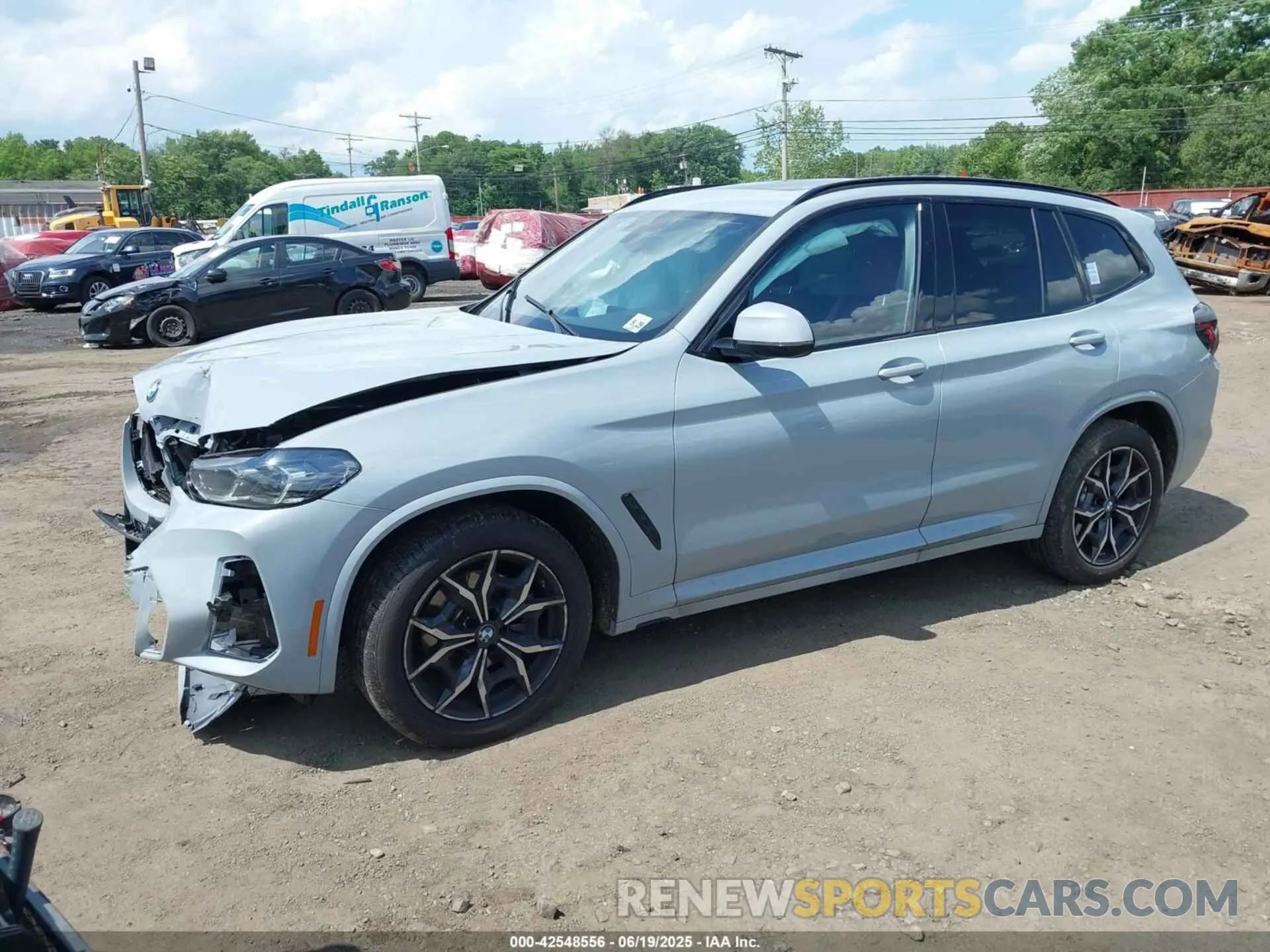 2 Photograph of a damaged car WBX57DP01RN294543 BMW X3 2024