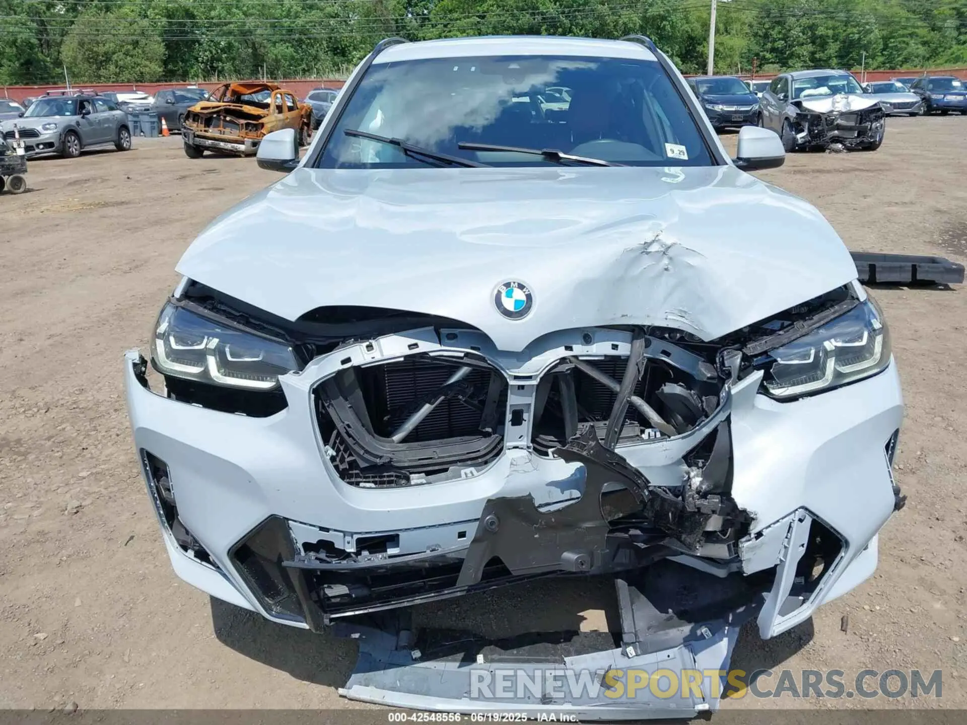 6 Photograph of a damaged car WBX57DP01RN294543 BMW X3 2024