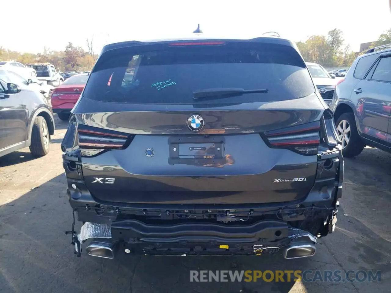 6 Photograph of a damaged car WBX57DP03RN281230 BMW X3 2024