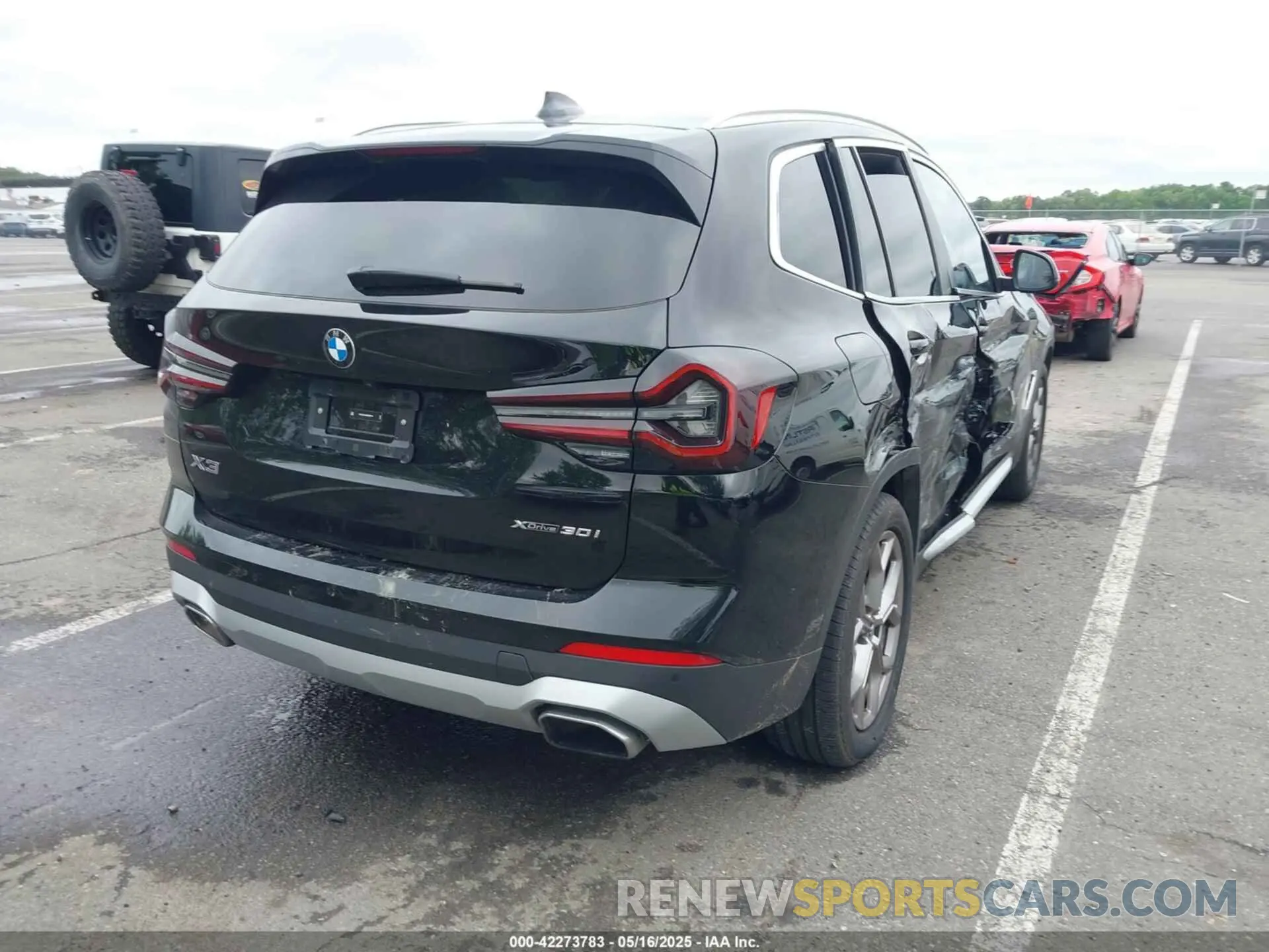 4 Photograph of a damaged car WBX57DP04RN259110 BMW X3 2024