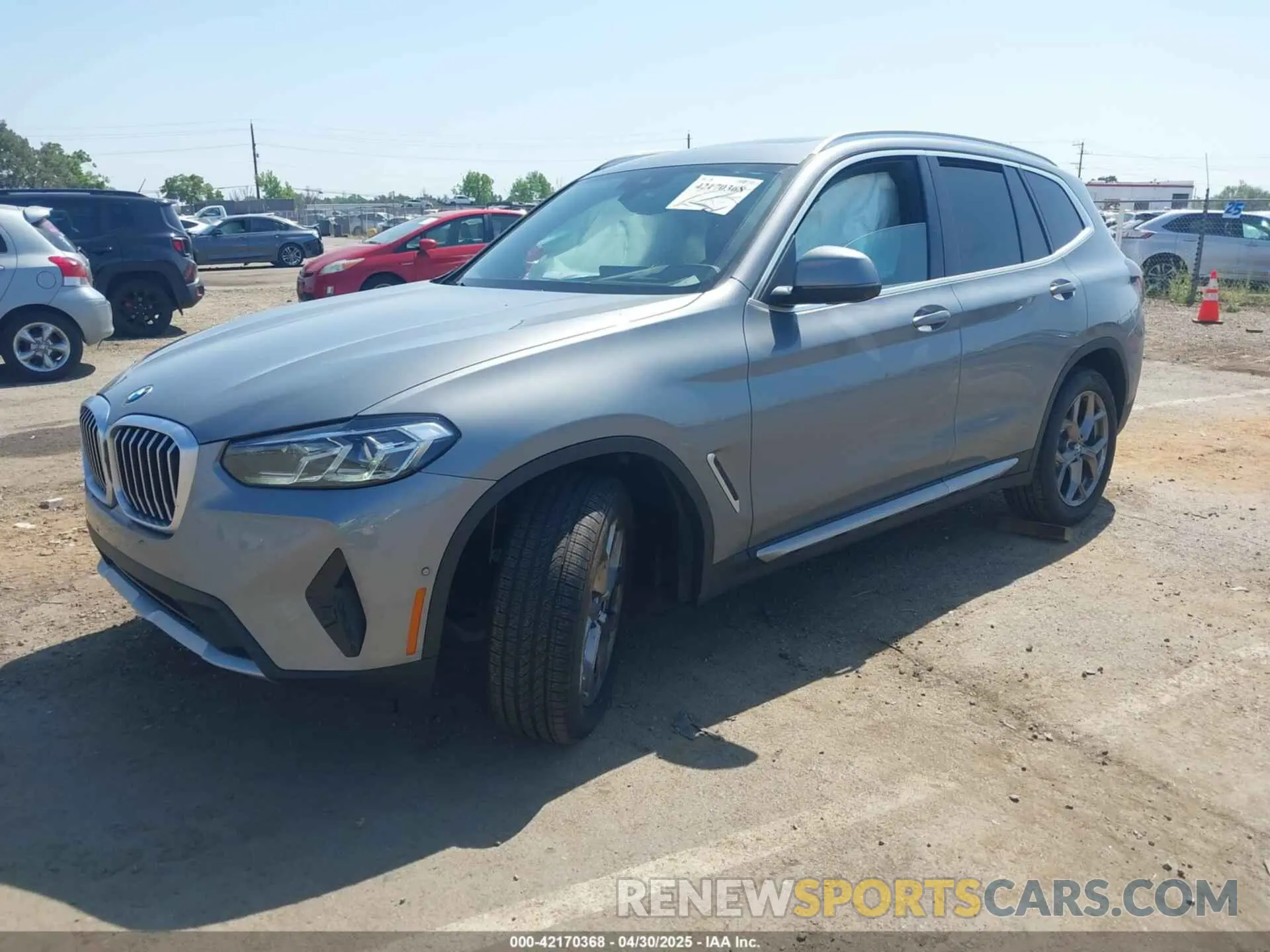 2 Photograph of a damaged car WBX57DP04RN317992 BMW X3 2024