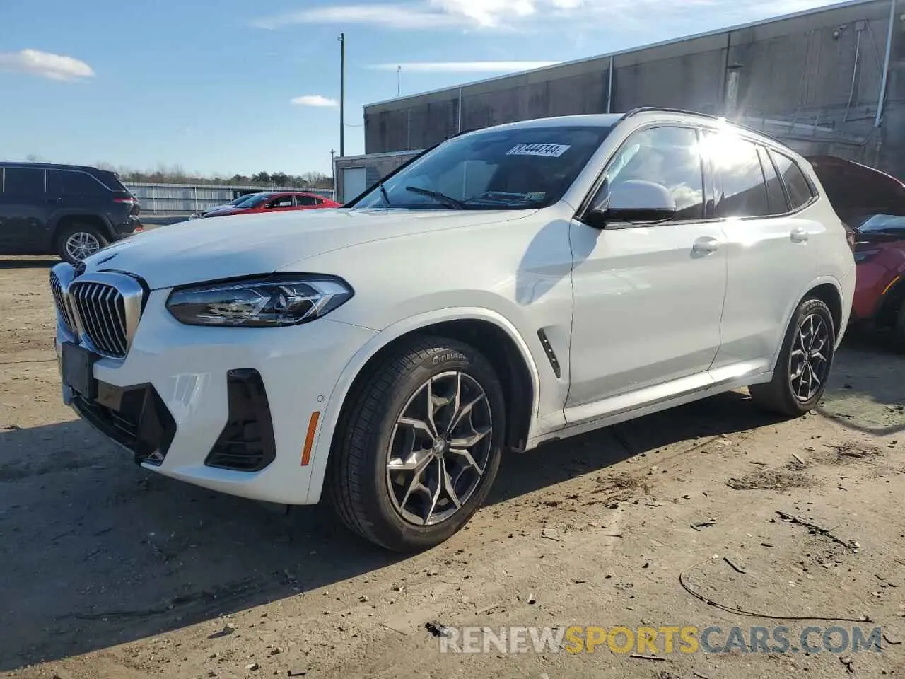 1 Photograph of a damaged car WBX57DP05RN274280 BMW X3 2024