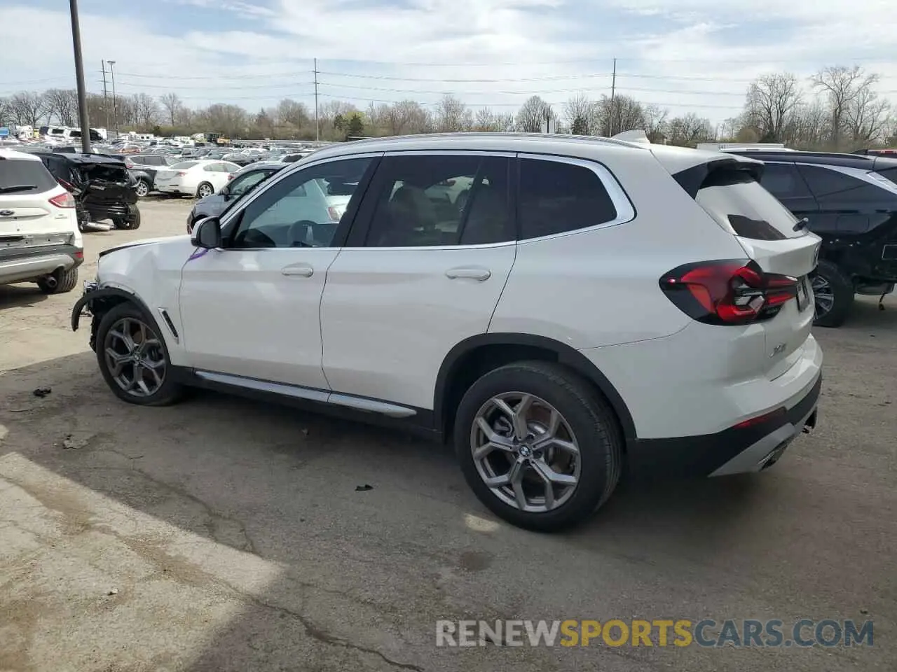 2 Photograph of a damaged car WBX57DP05RN302675 BMW X3 2024