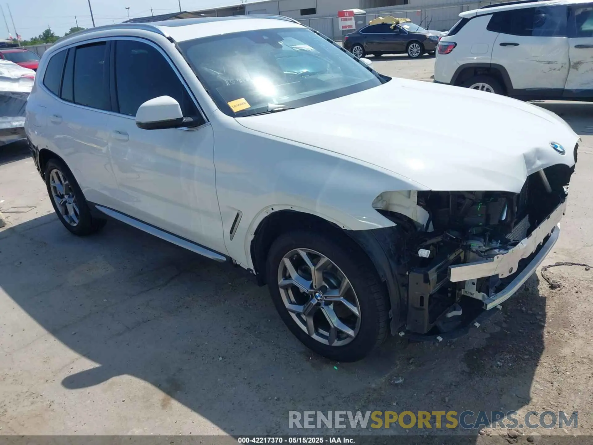 1 Photograph of a damaged car WBX57DP07RN267346 BMW X3 2024