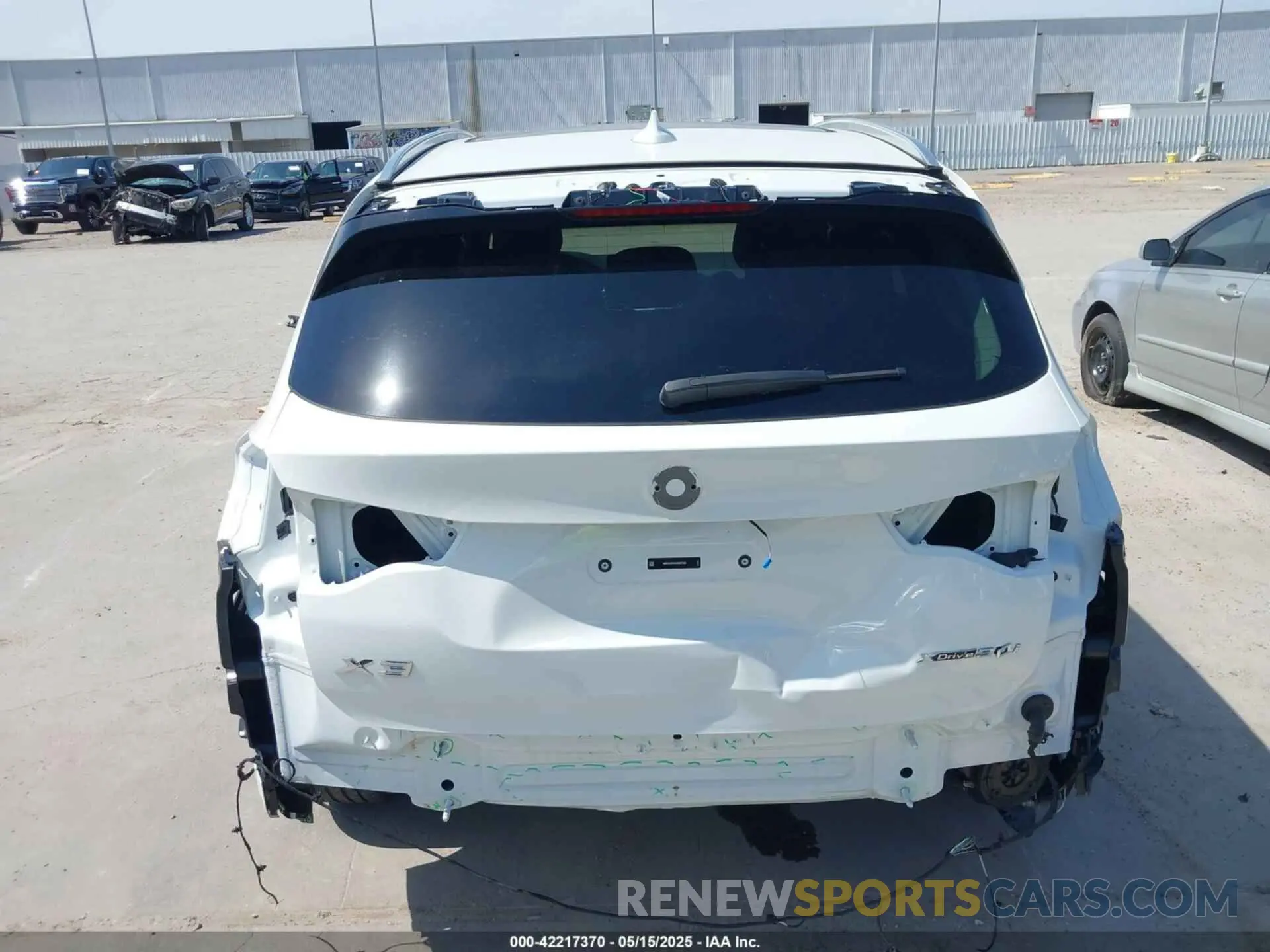 17 Photograph of a damaged car WBX57DP07RN267346 BMW X3 2024