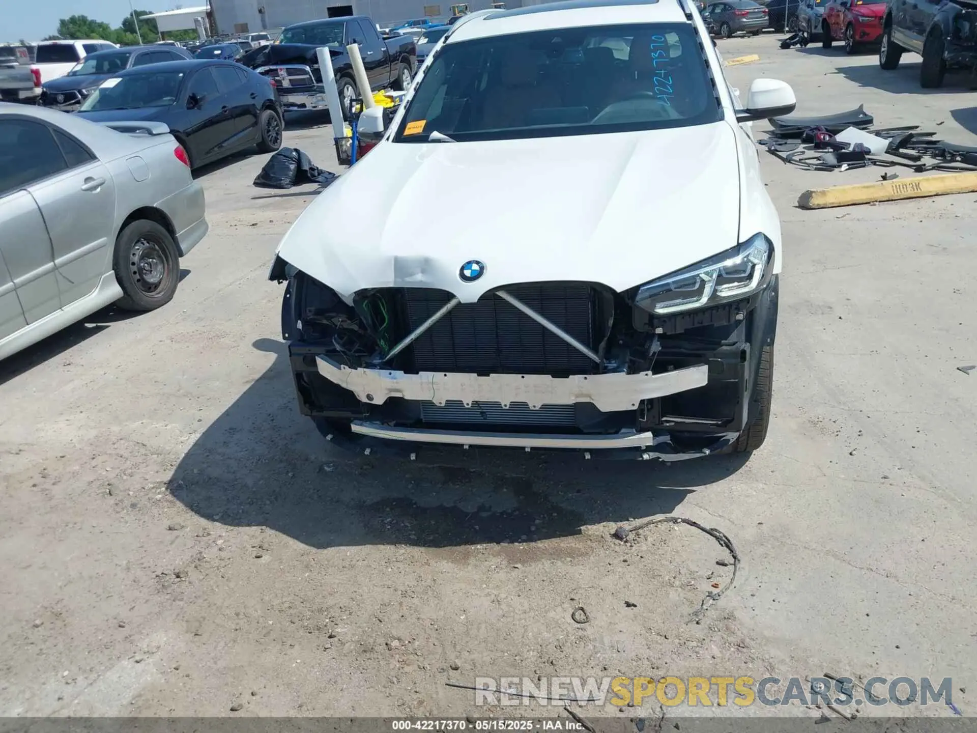 6 Photograph of a damaged car WBX57DP07RN267346 BMW X3 2024