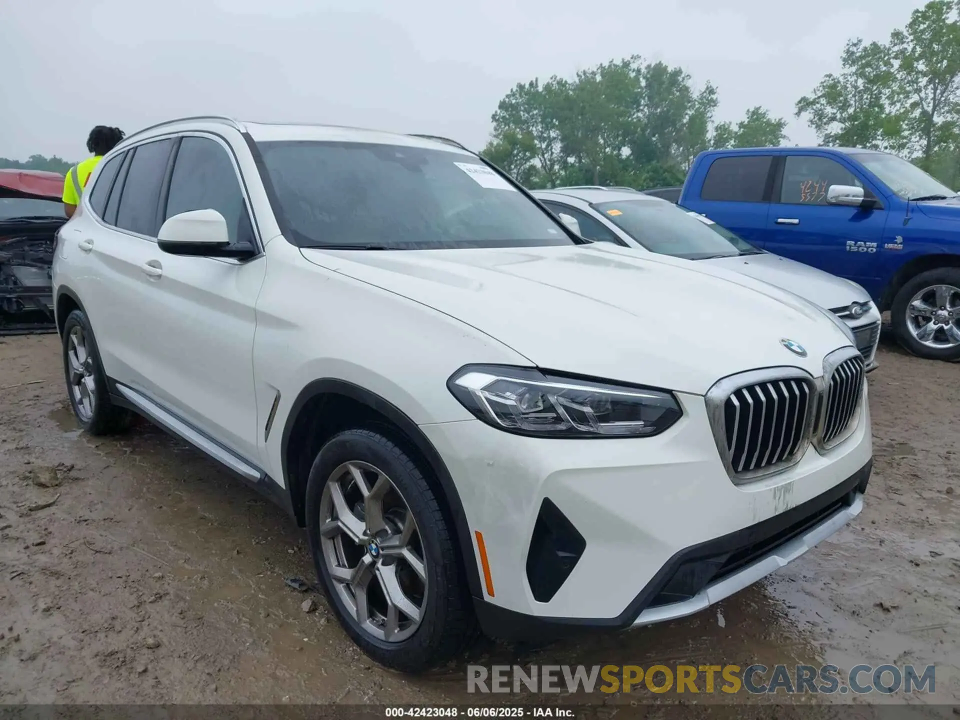 1 Photograph of a damaged car WBX57DP0XRN309430 BMW X3 2024