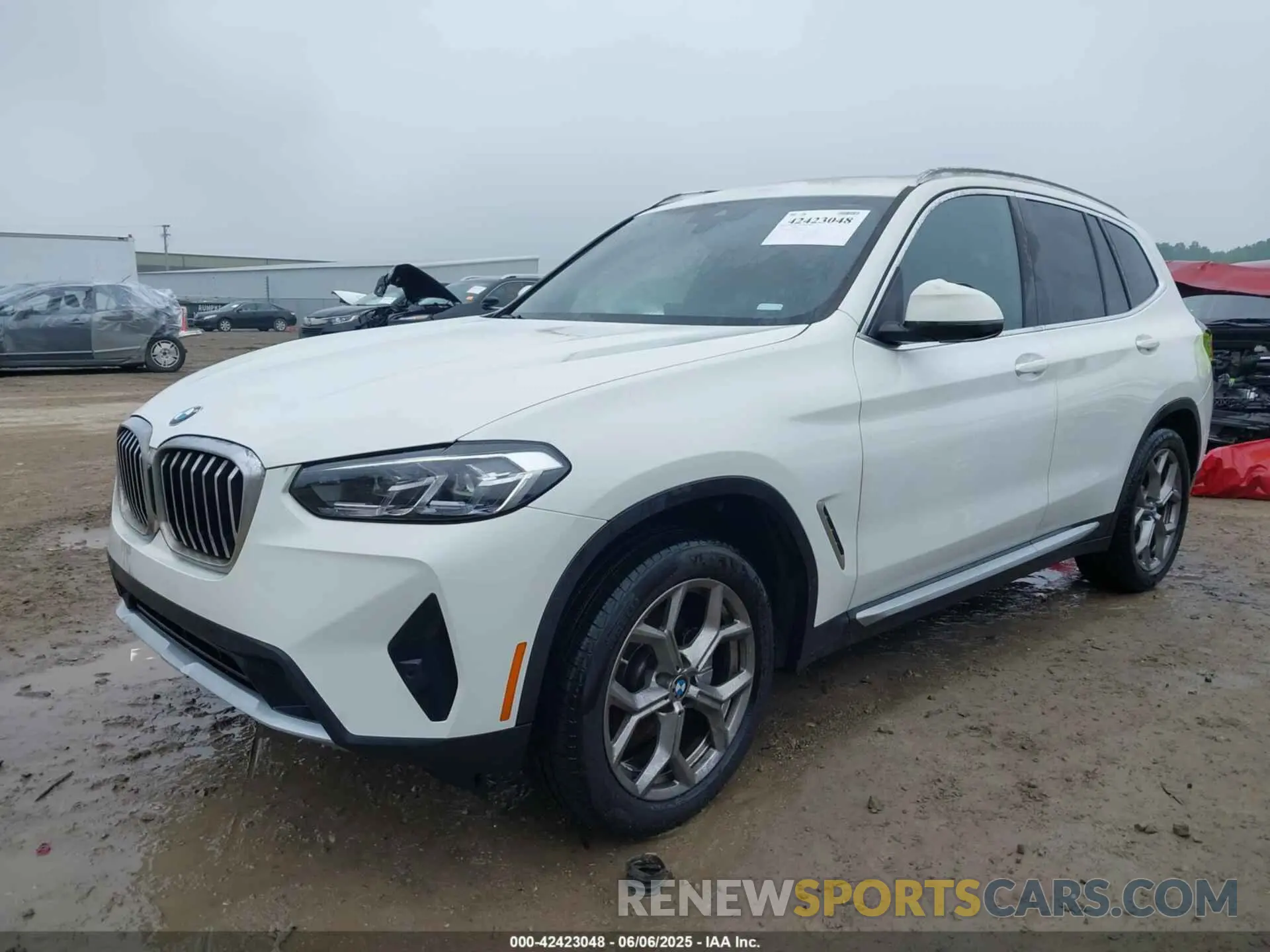 2 Photograph of a damaged car WBX57DP0XRN309430 BMW X3 2024