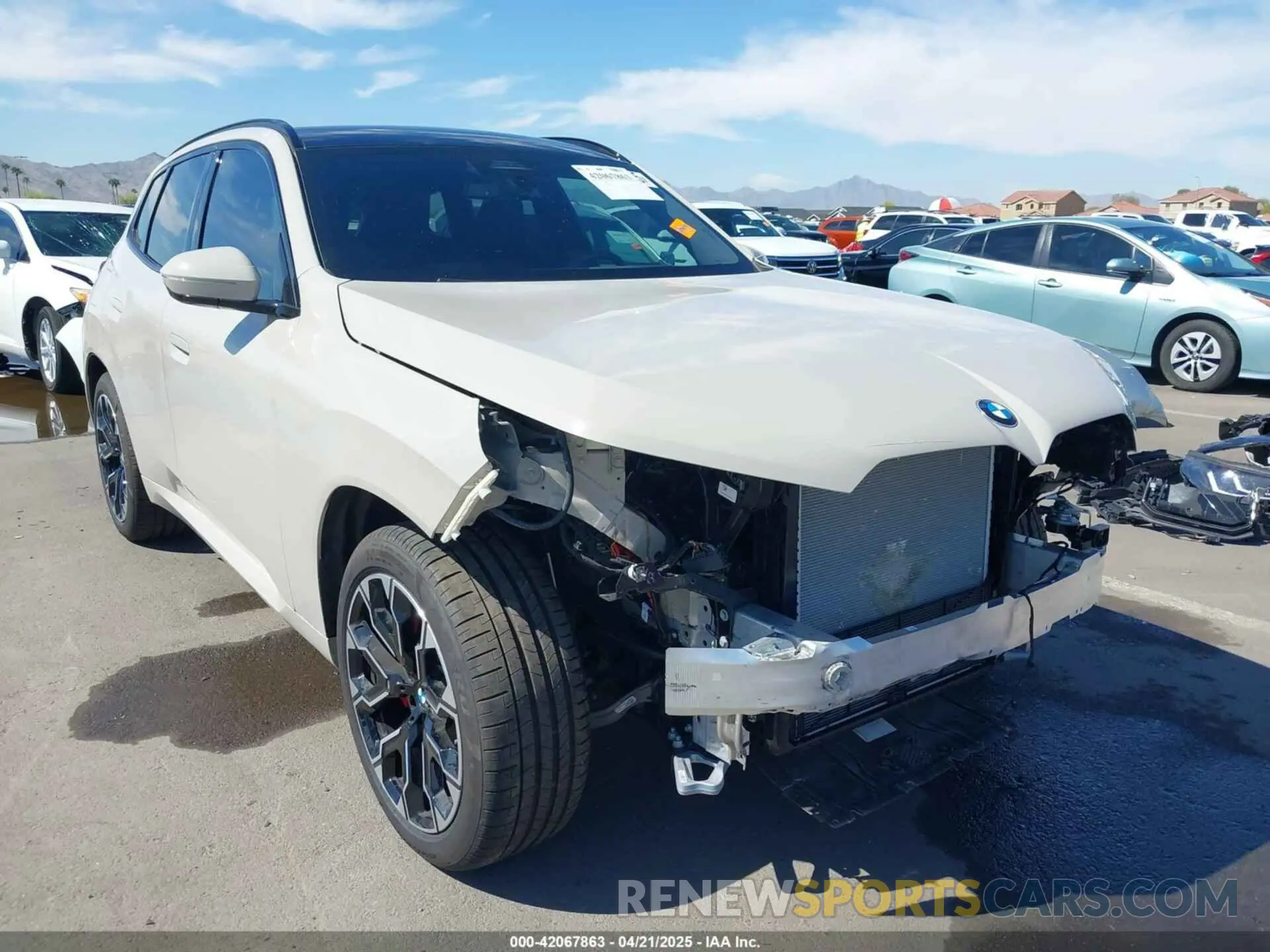 6 Photograph of a damaged car 5UX53GP05S9Z07061 BMW X3 2025