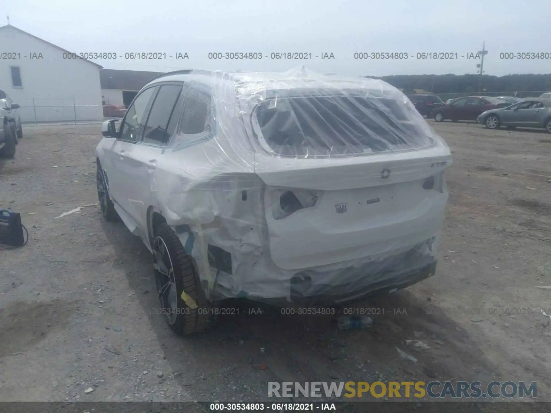 6 Photograph of a damaged car 5YMTS0C01LLT11093 BMW X3 M 2020