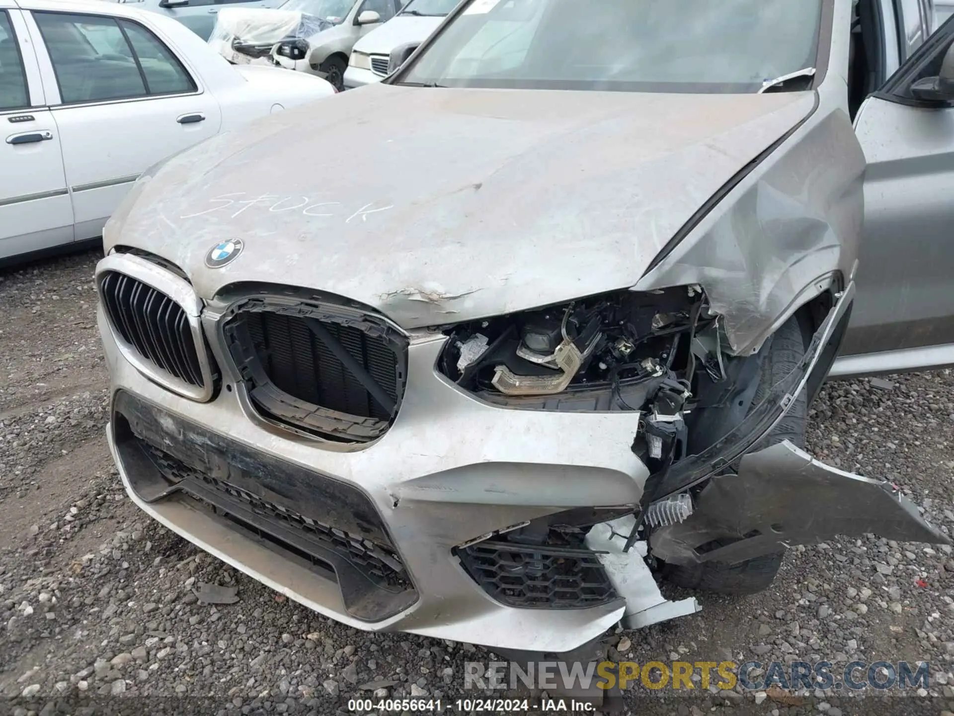 6 Photograph of a damaged car 5YMTS0C02L9B57221 BMW X3 M 2020