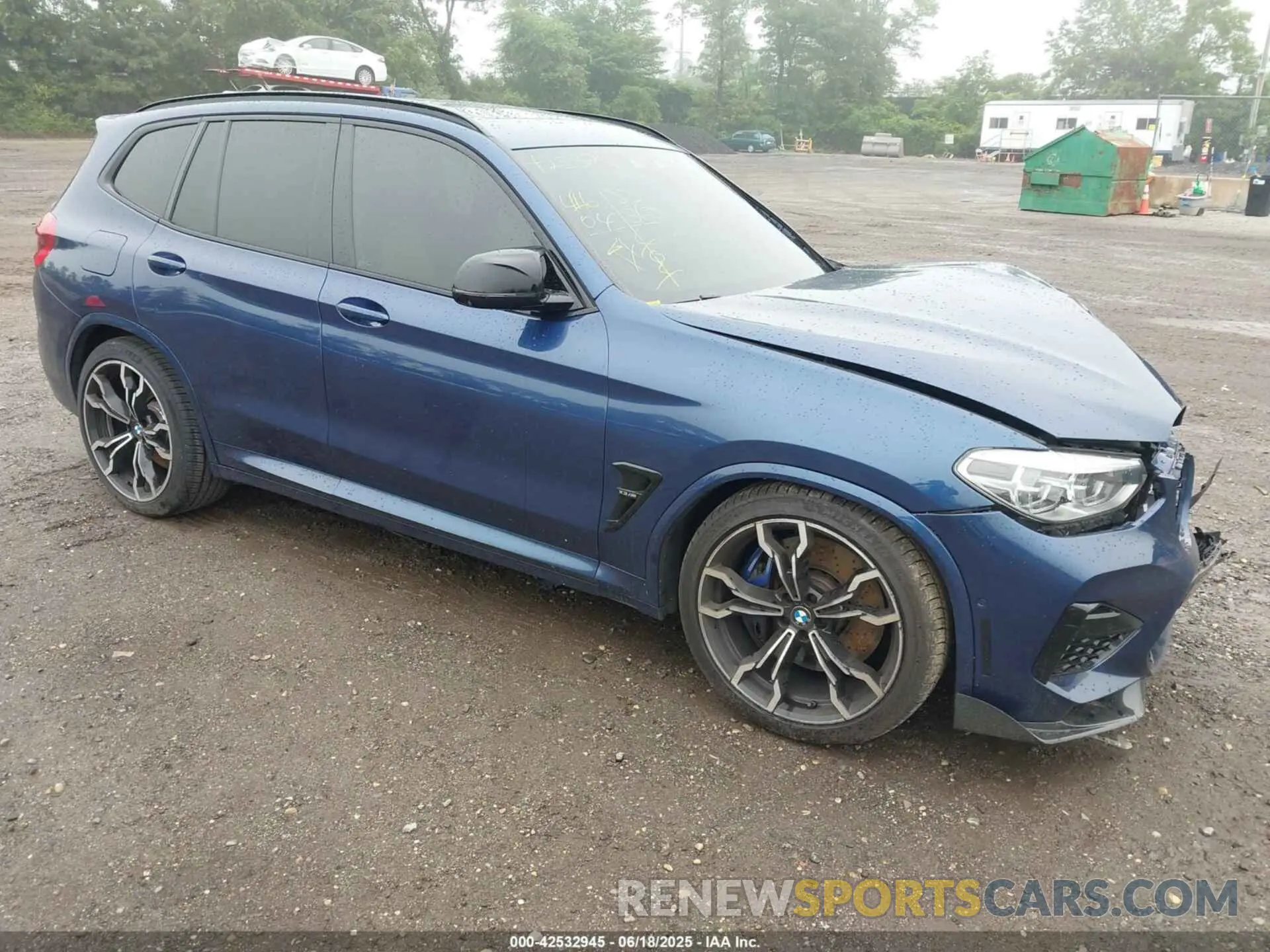 1 Photograph of a damaged car 5YMTS0C03L9B74349 BMW X3 M 2020