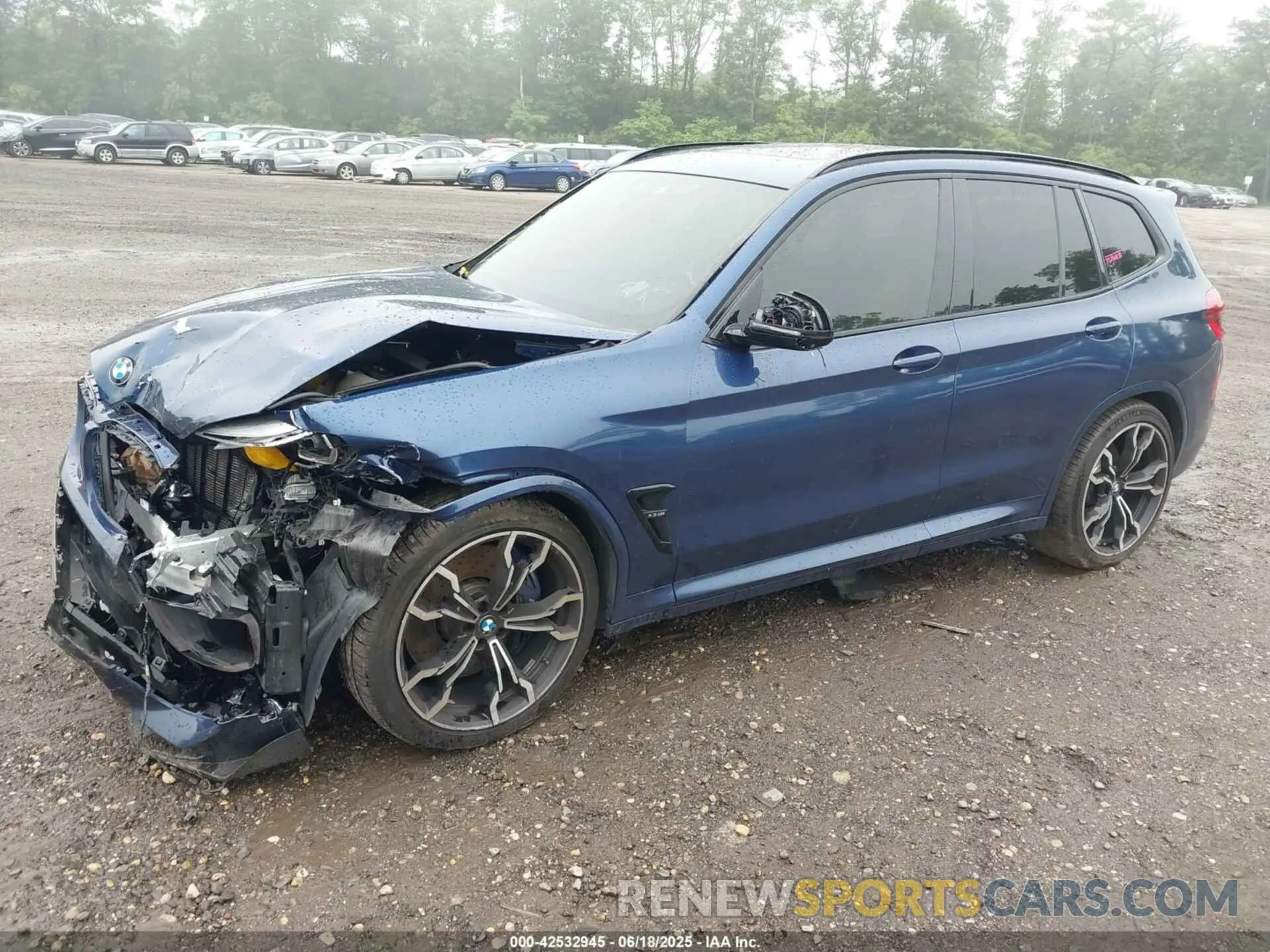 2 Photograph of a damaged car 5YMTS0C03L9B74349 BMW X3 M 2020