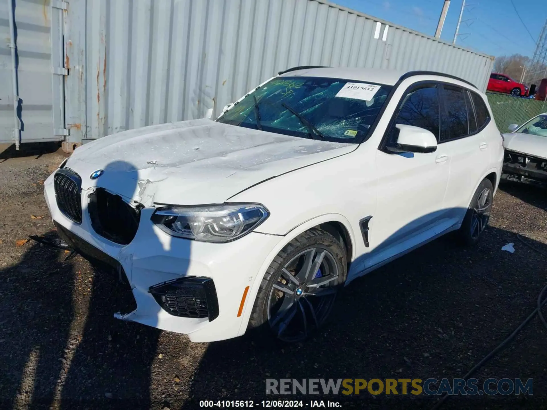 2 Photograph of a damaged car 5YMTS0C03L9B77591 BMW X3 M 2020