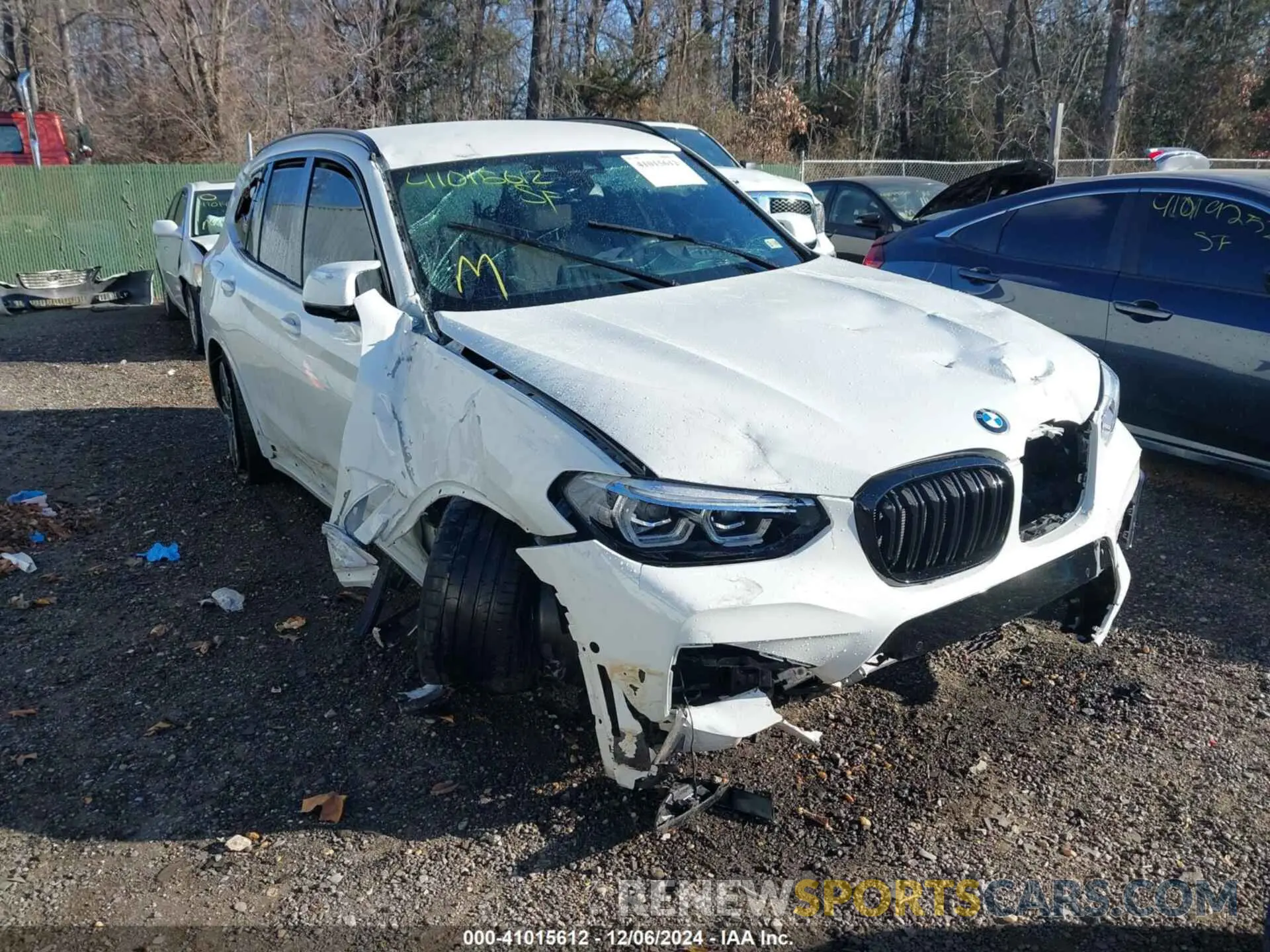 6 Photograph of a damaged car 5YMTS0C03L9B77591 BMW X3 M 2020