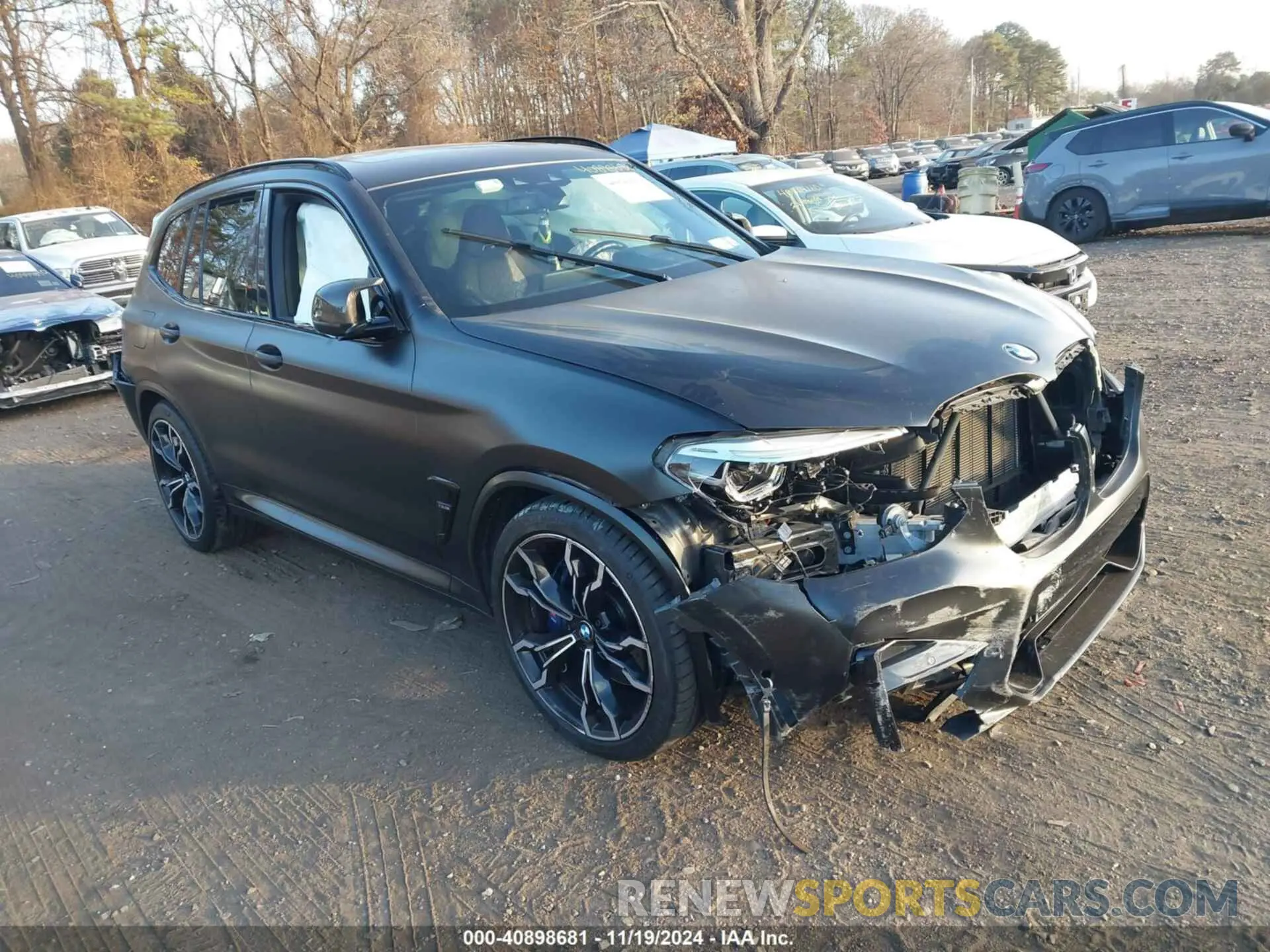 1 Photograph of a damaged car 5YMTS0C04L9B70097 BMW X3 M 2020